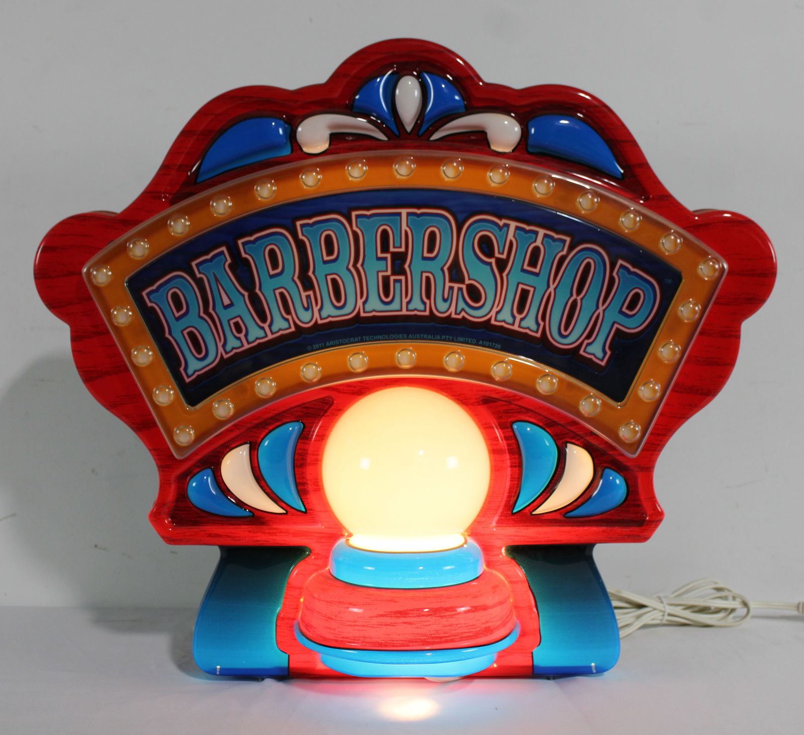 Barbershop Slot Machine Topper (1 of 2)