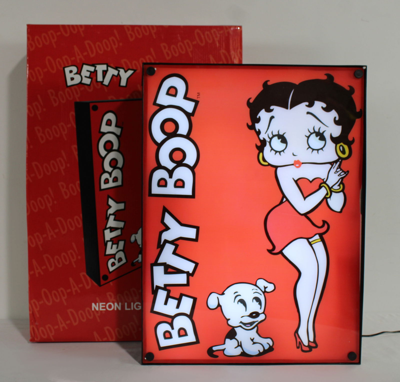 NIB Betty Boop Neon Light Box (1 of 1)
