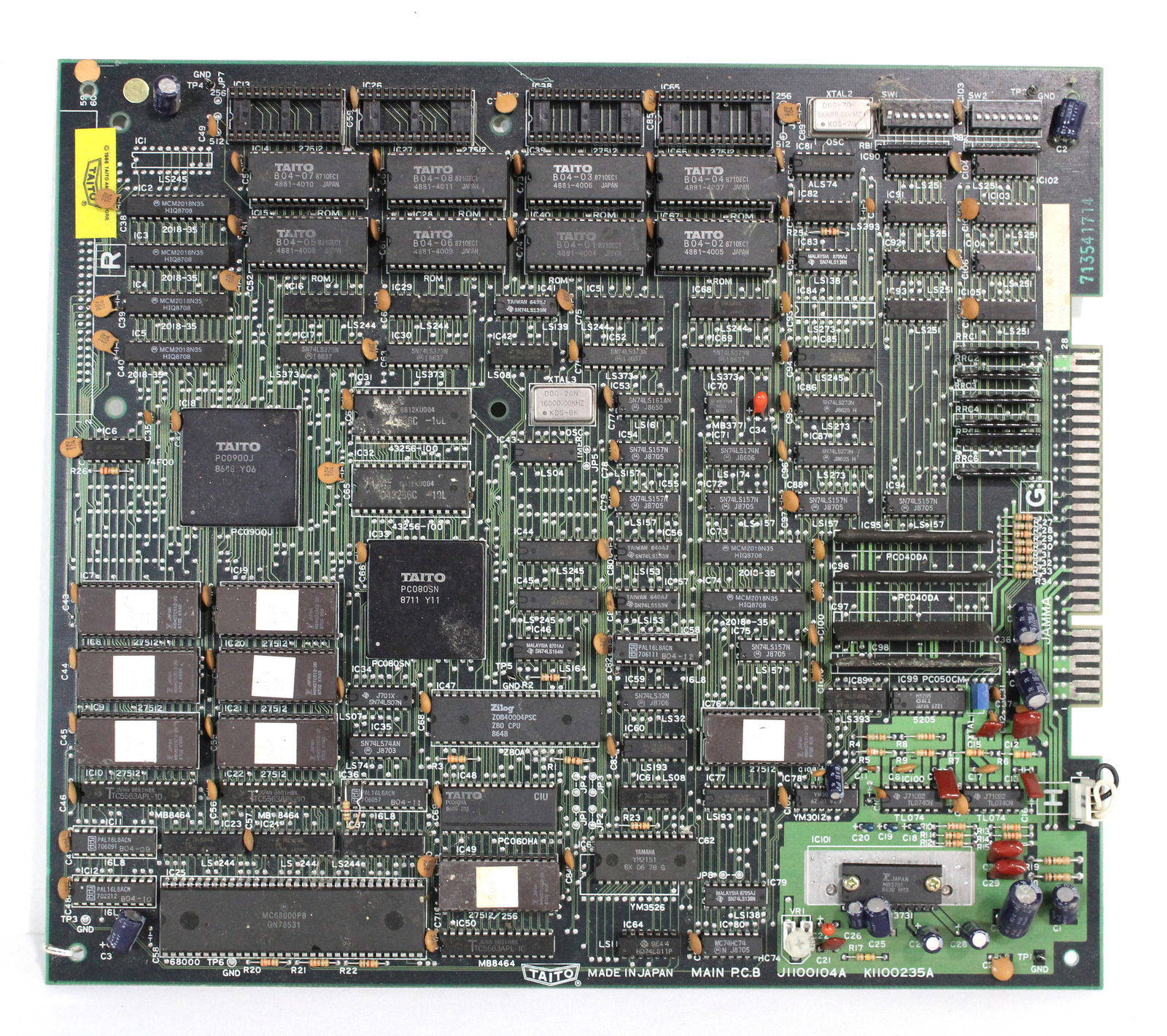 Taito Rastan Arcade Game Board (1 of 1)