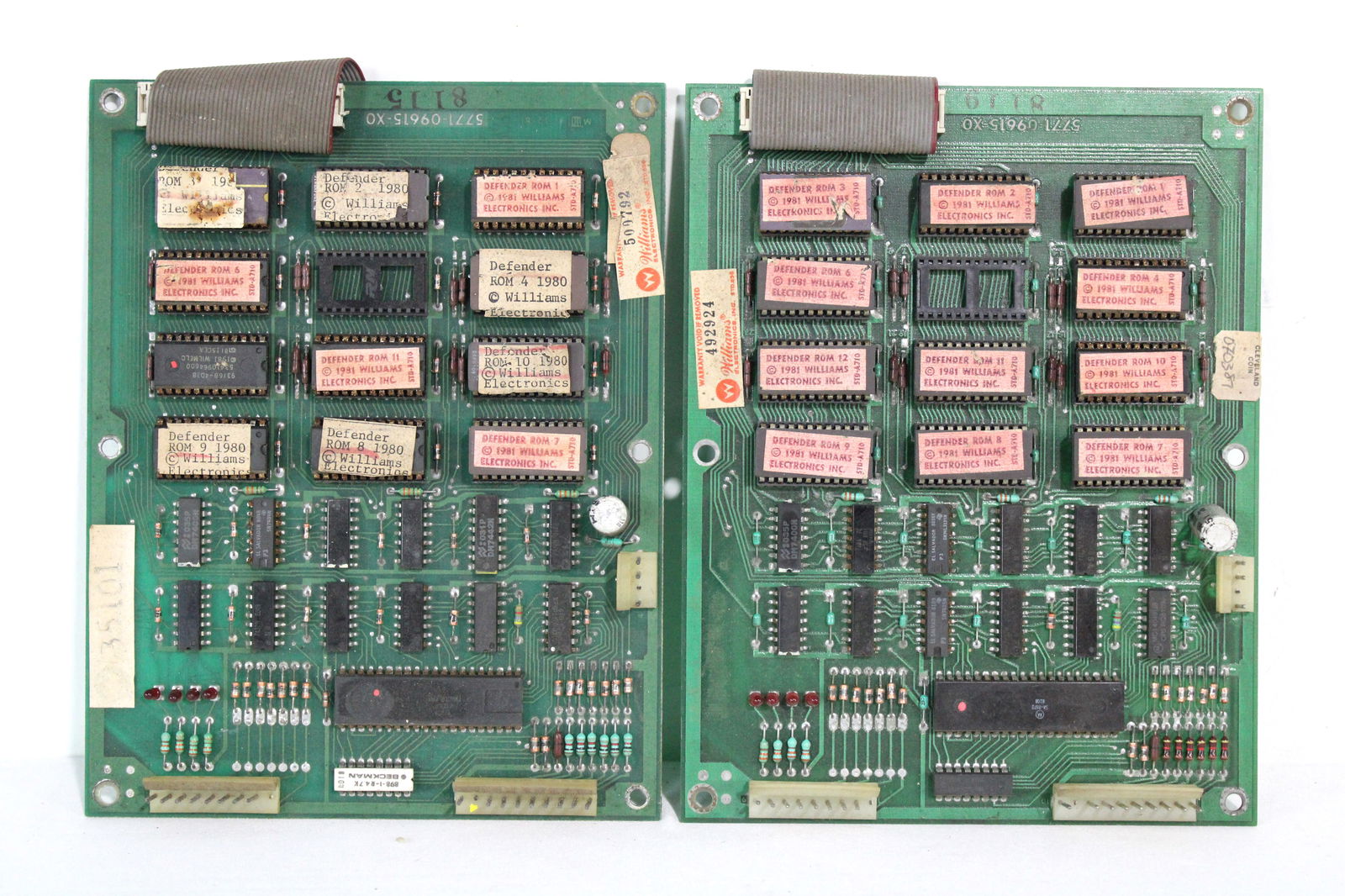 Pair of Williams Defender Arcade Game Boards (1 of 1)