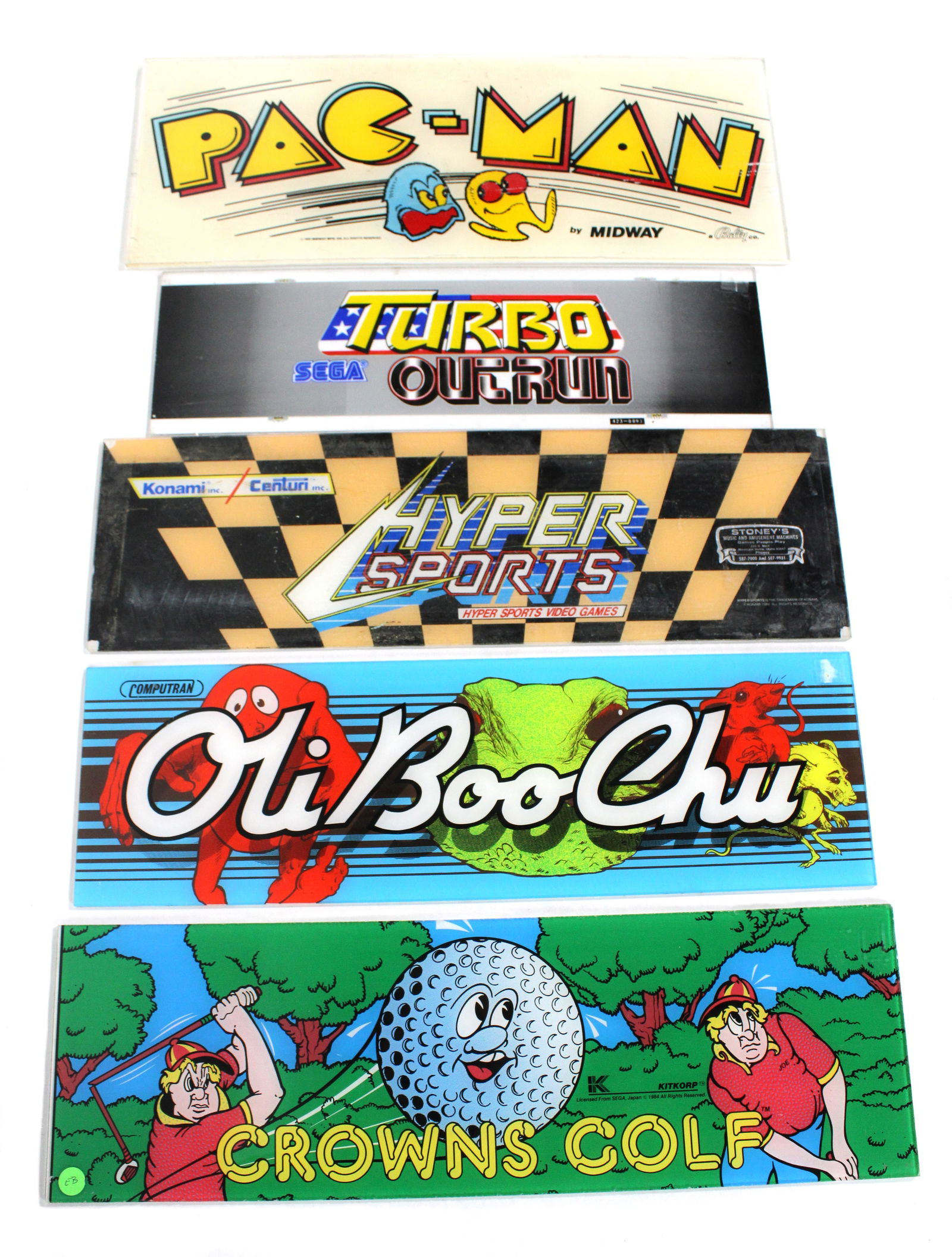 Arcade Headers Incl. Pac-Man and Turbo Outrun (1 of 1)