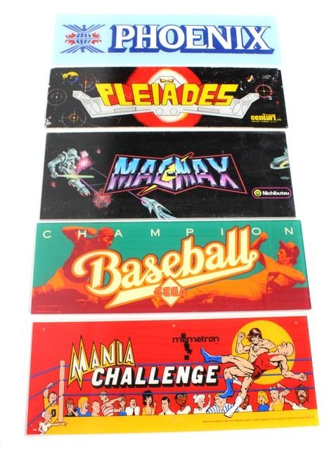 Arcade Game Headers incl. Pleiades and Mania Challenge (1 of 1)