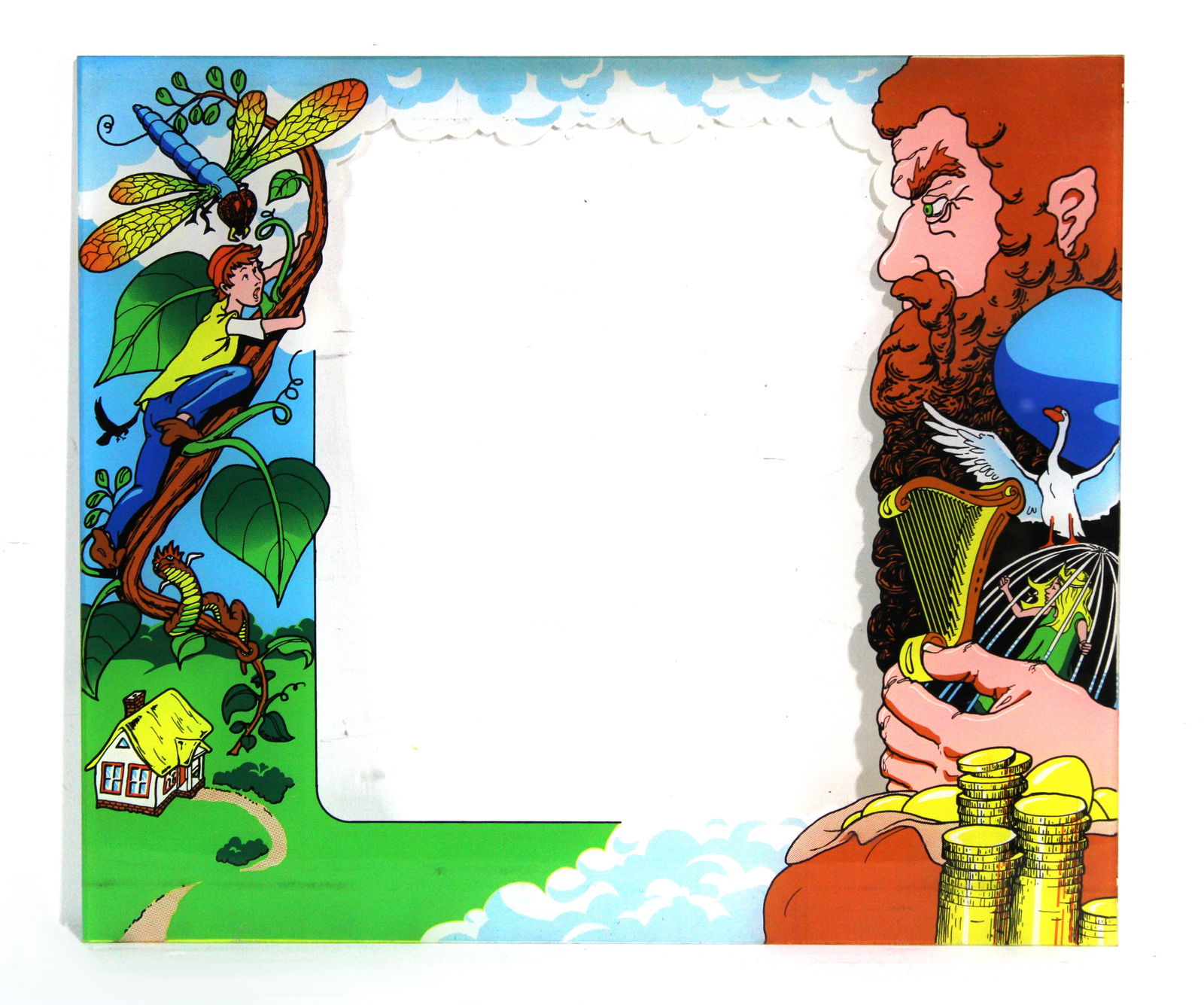 Cinematronics Jack the Giant Killer Arcade Game Plexi (1 of 1)