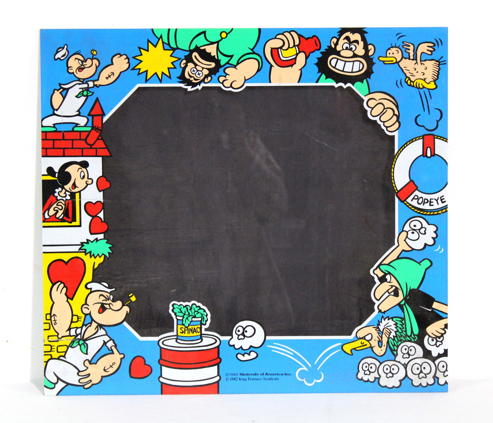 Nintendo Popeye Arcade Game Bezel (1 of 1)