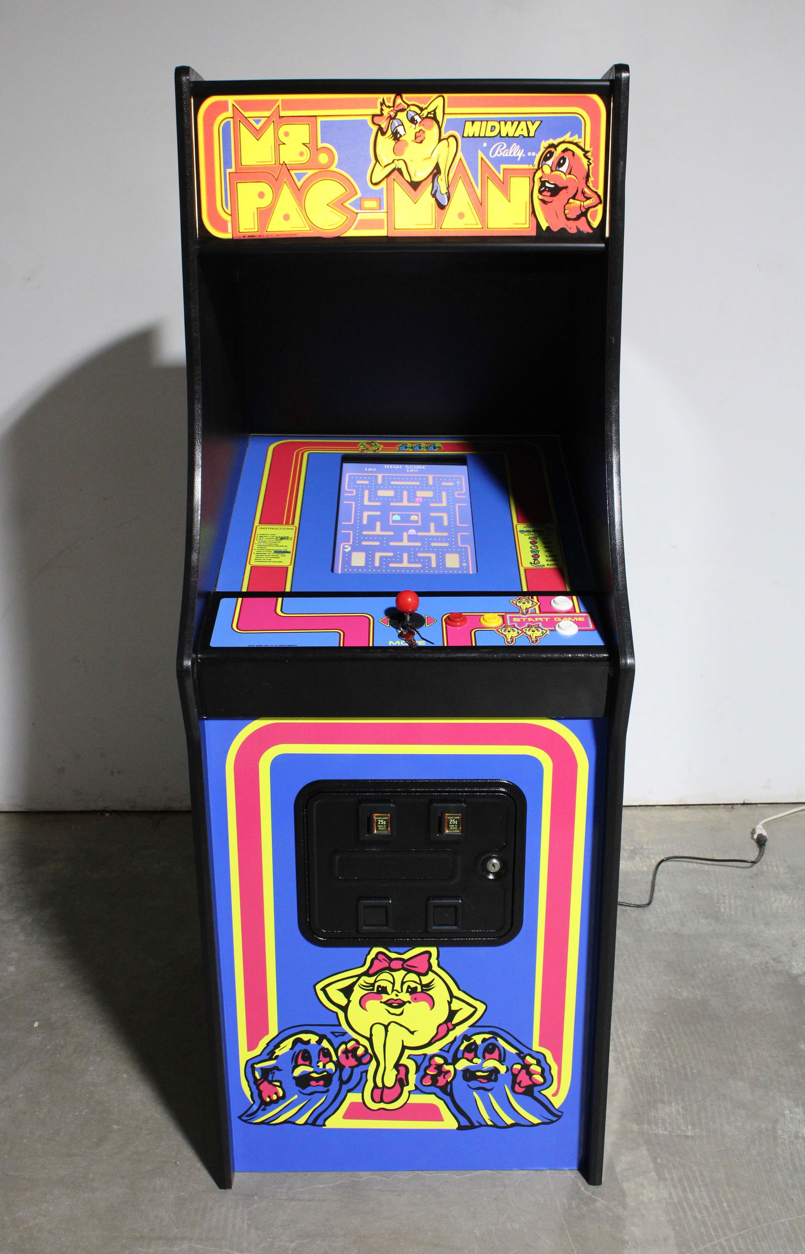 Bally Midway Ms. Pac-Man Arcade Game, New Build (1 of 4)