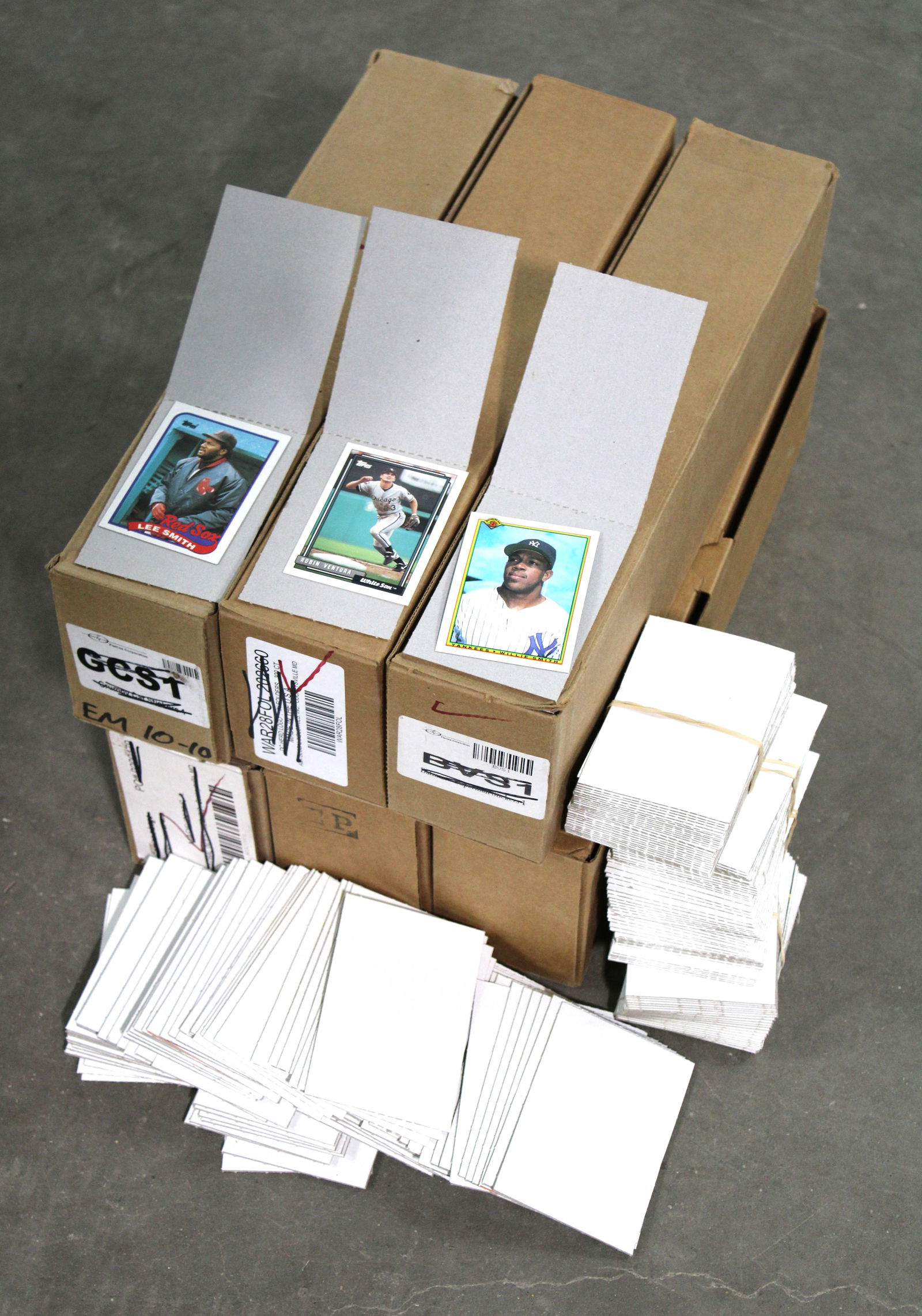 Vending Machine Stock Baseball Cards, Lot 4 (1 of 1)