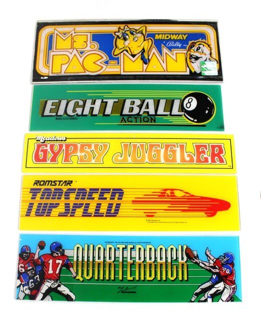 Arcade Headers including Eight Ball and Quarterback (1 of 1)