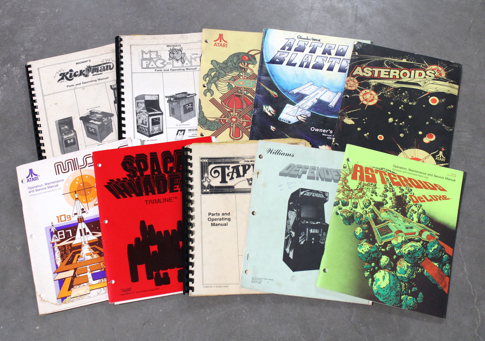 Arcade Manuals including Asteroids and Centipede (1 of 1)