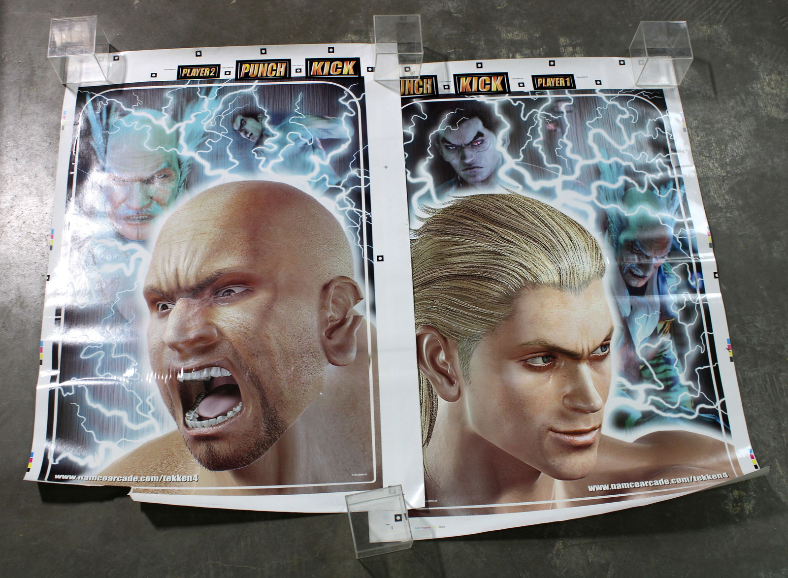 Namco Tekken 4 Arcade Game Side Art (1 of 1)