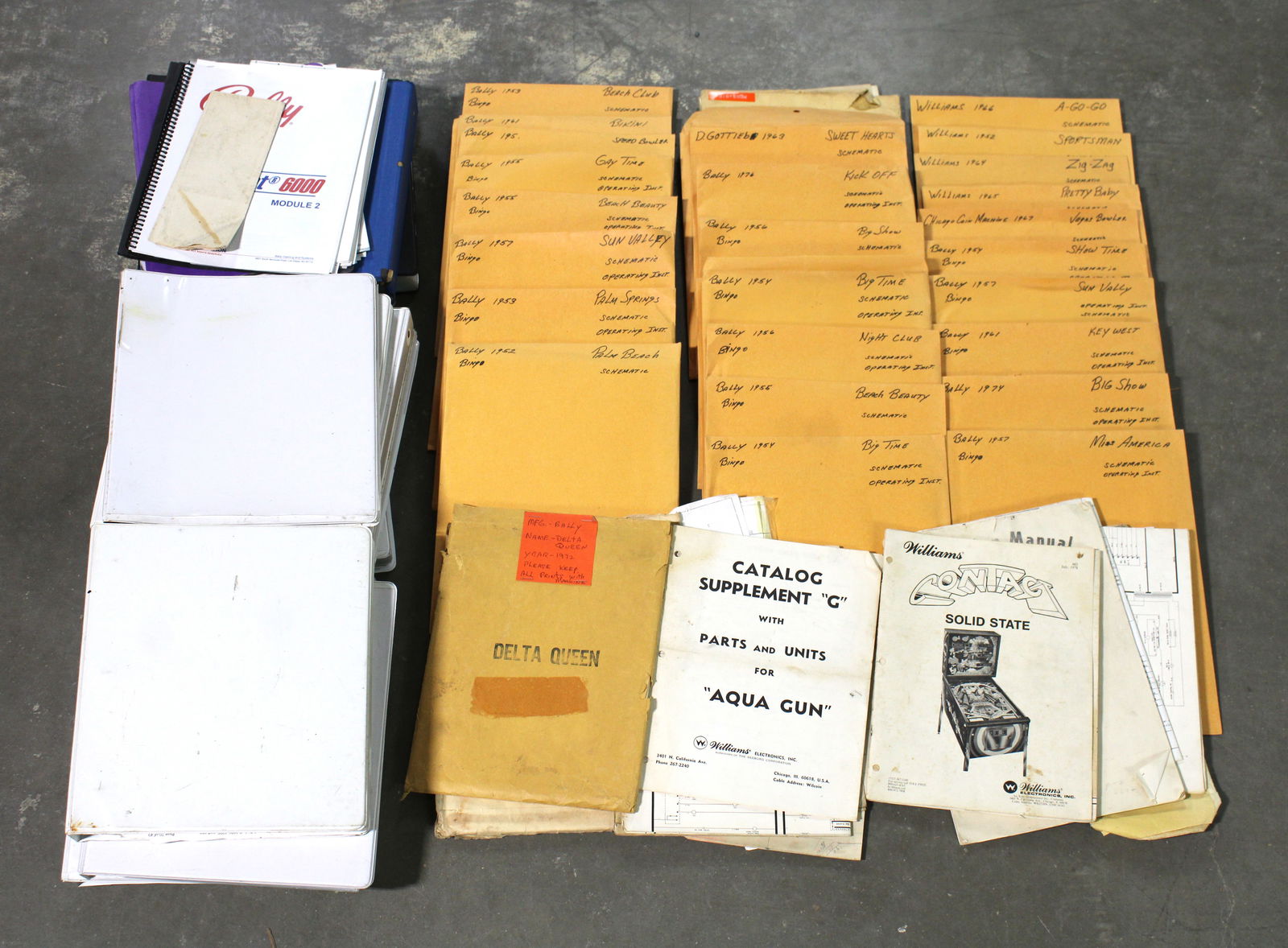 Pinball Manuals incl. Williams and Bally (1 of 3)