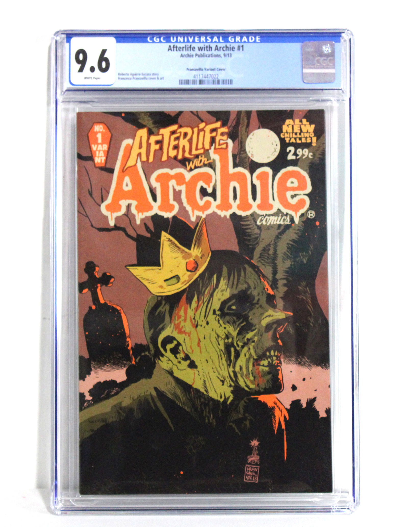 Afterlife with Archie Issue 1, Archie Publications, CGC Graded 9.6 (1 of 4)
