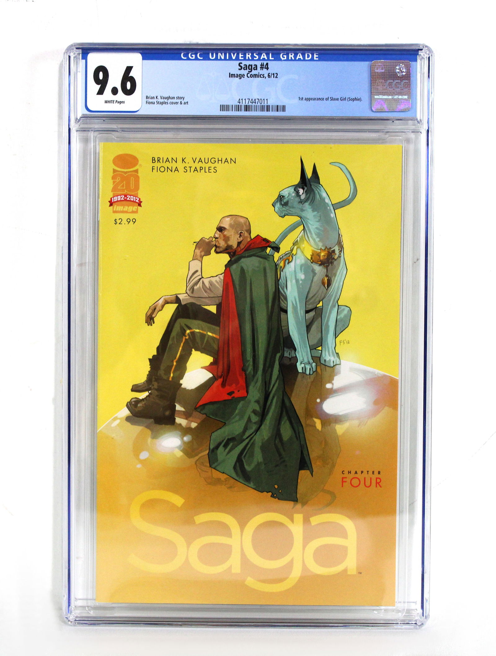 Saga Issue 4, Image Comics, CGC Graded 9.6 (1 of 3)