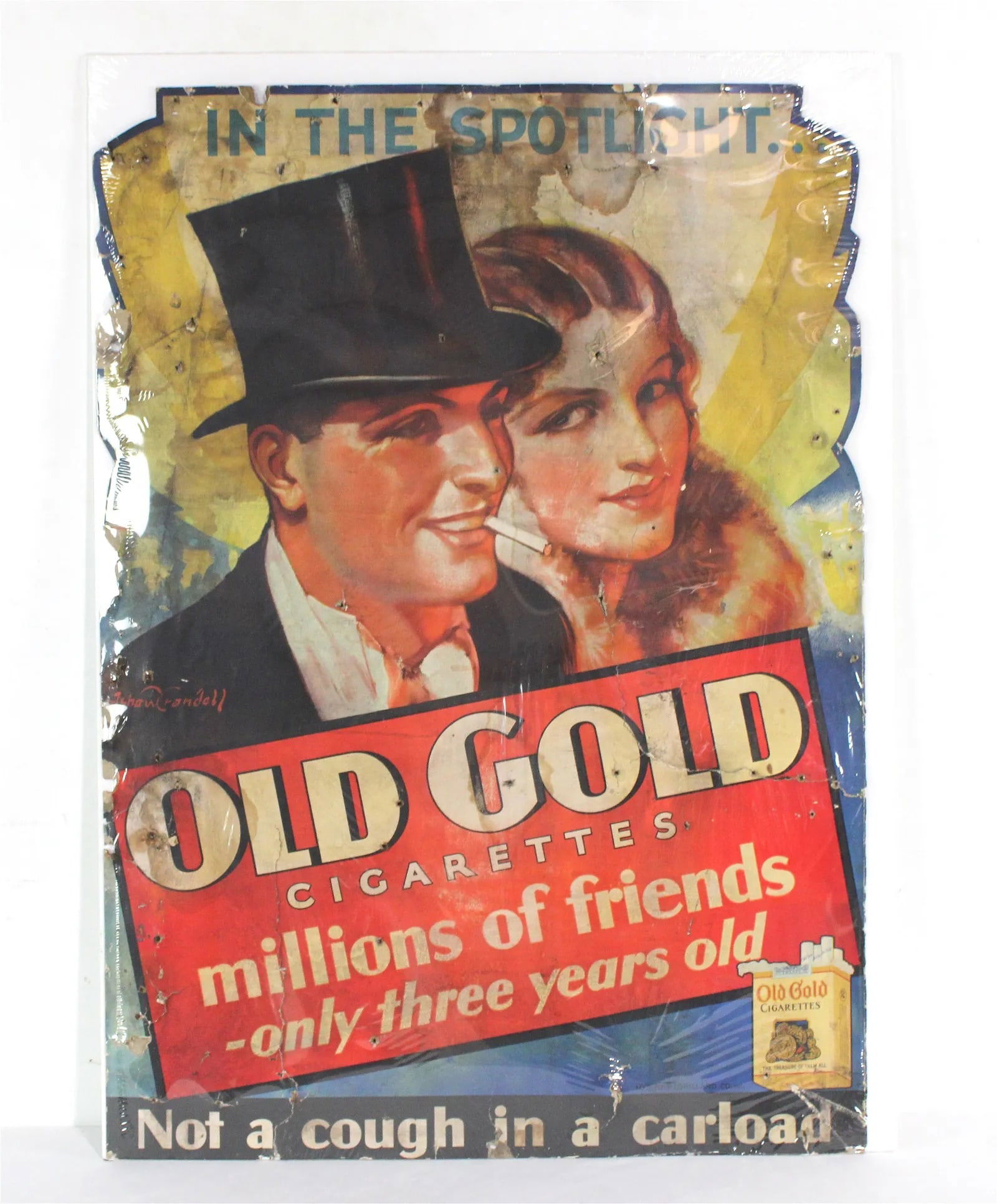 Old Gold Cigarettes Advertisement, 1920s (1 of 1)