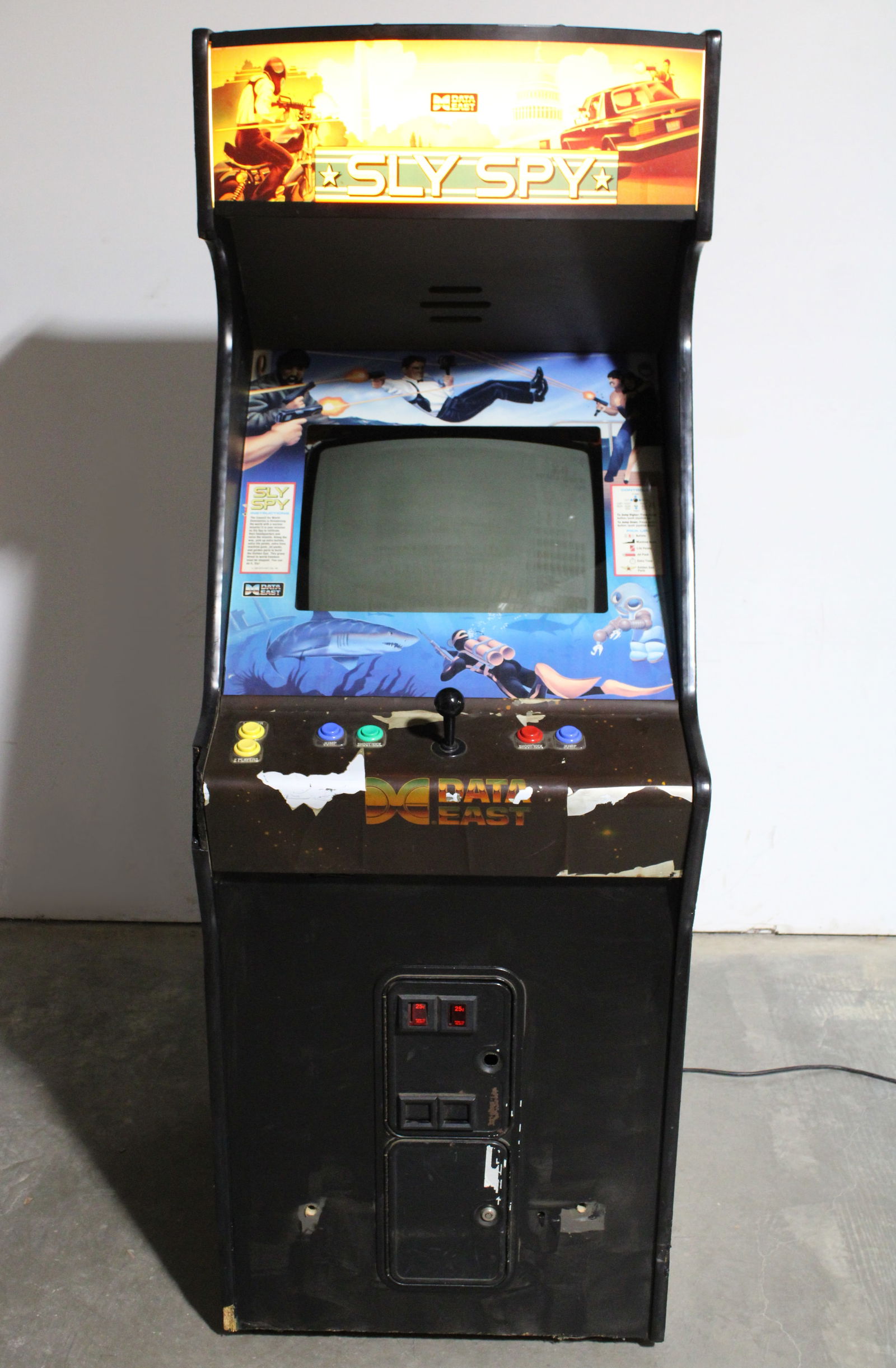 Data East Sly Spy Arcade Game (1 of 3)