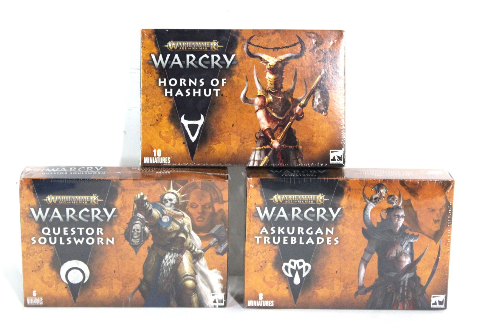 NIB Warhamer Age of Sigmar Warcry Miniatures incl. Horns of Hashut (1 of 2)