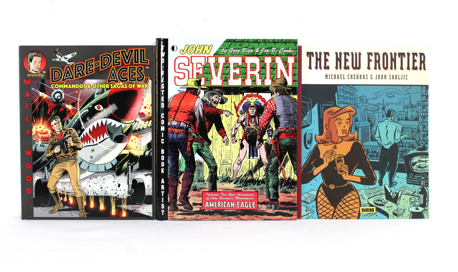 Graphic Novels including Dare Devil Aces and The New Frontier (1 of 1)