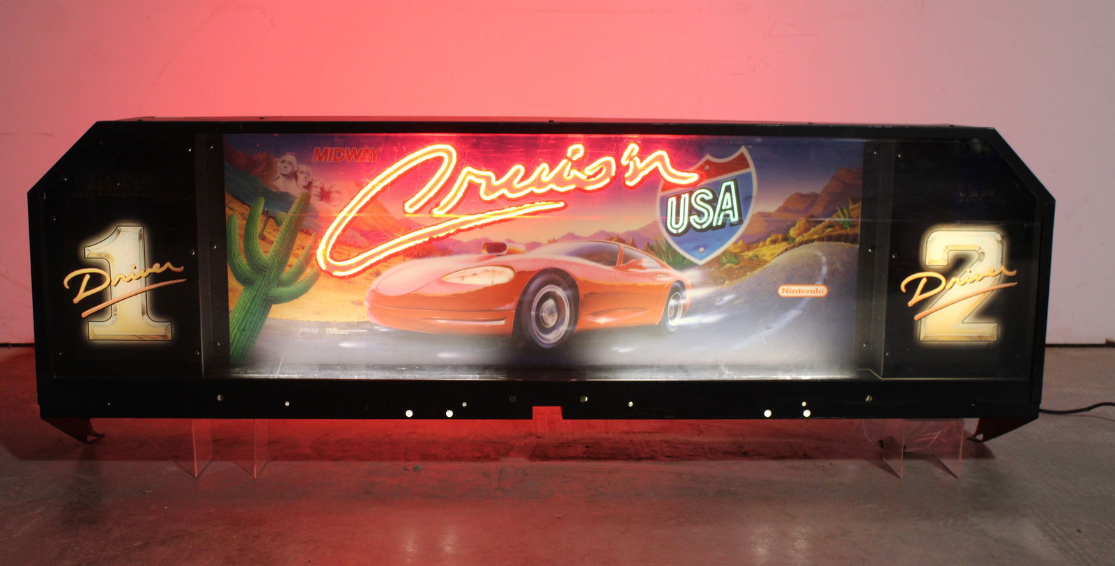 Cruis'n USA Header Marquee Neon (1 of 3)