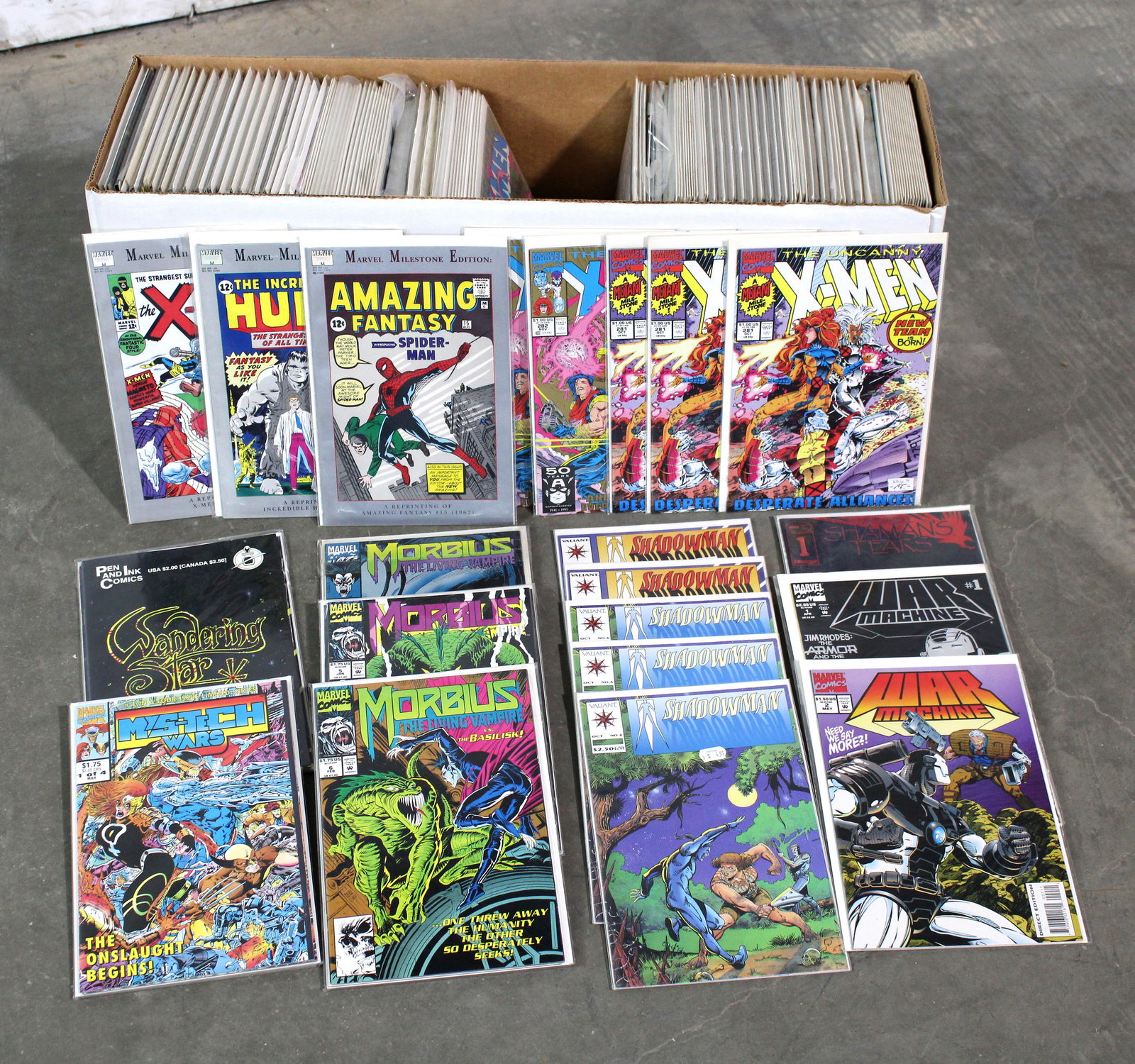 Assorted Comics incl. The Uncanny X-Men and Marvel Milestone Editions, Reseller's Lot (1 of 2)