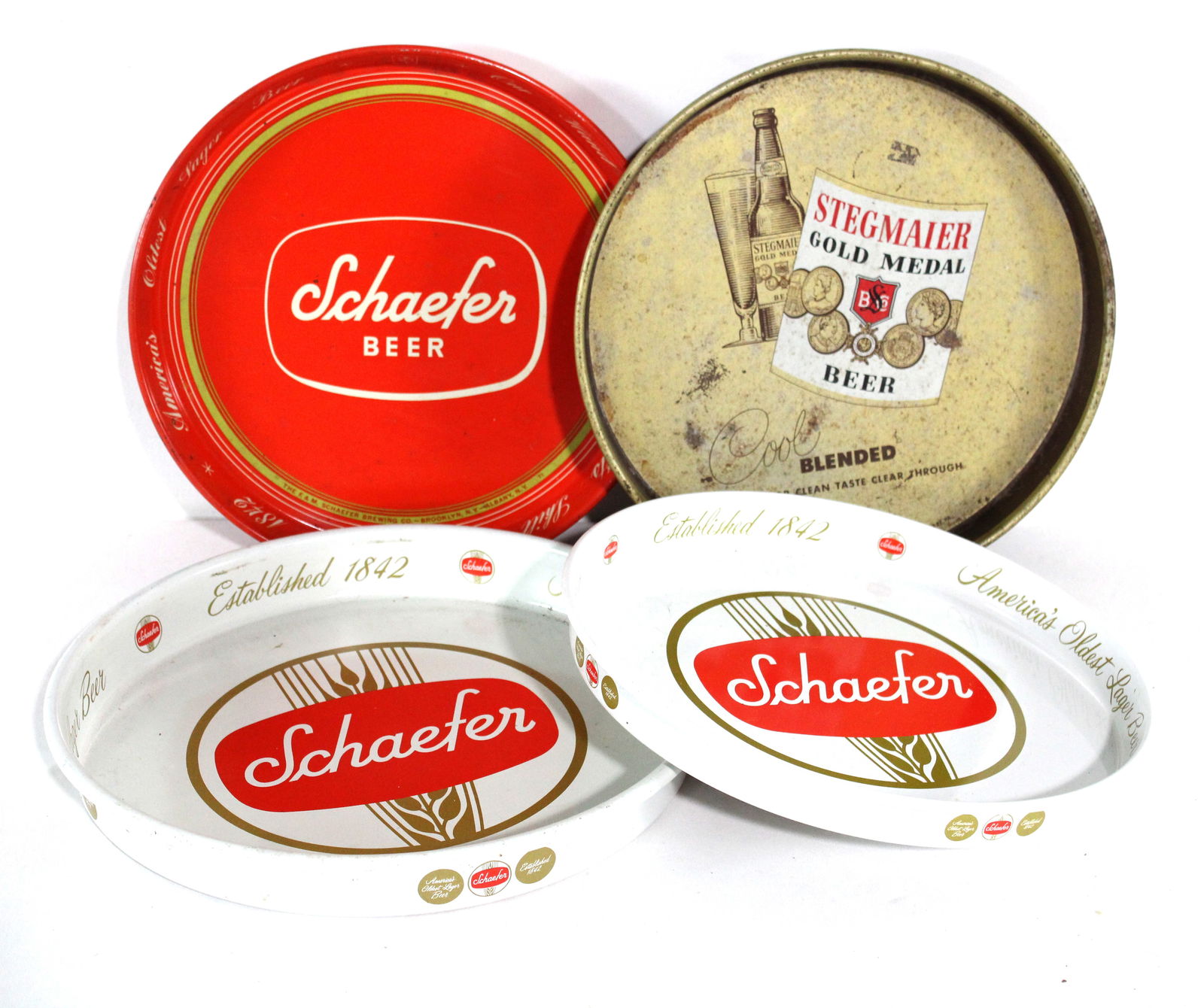 Vintage Beer Trays incl. Schaefer and Stegmaier (1 of 1)