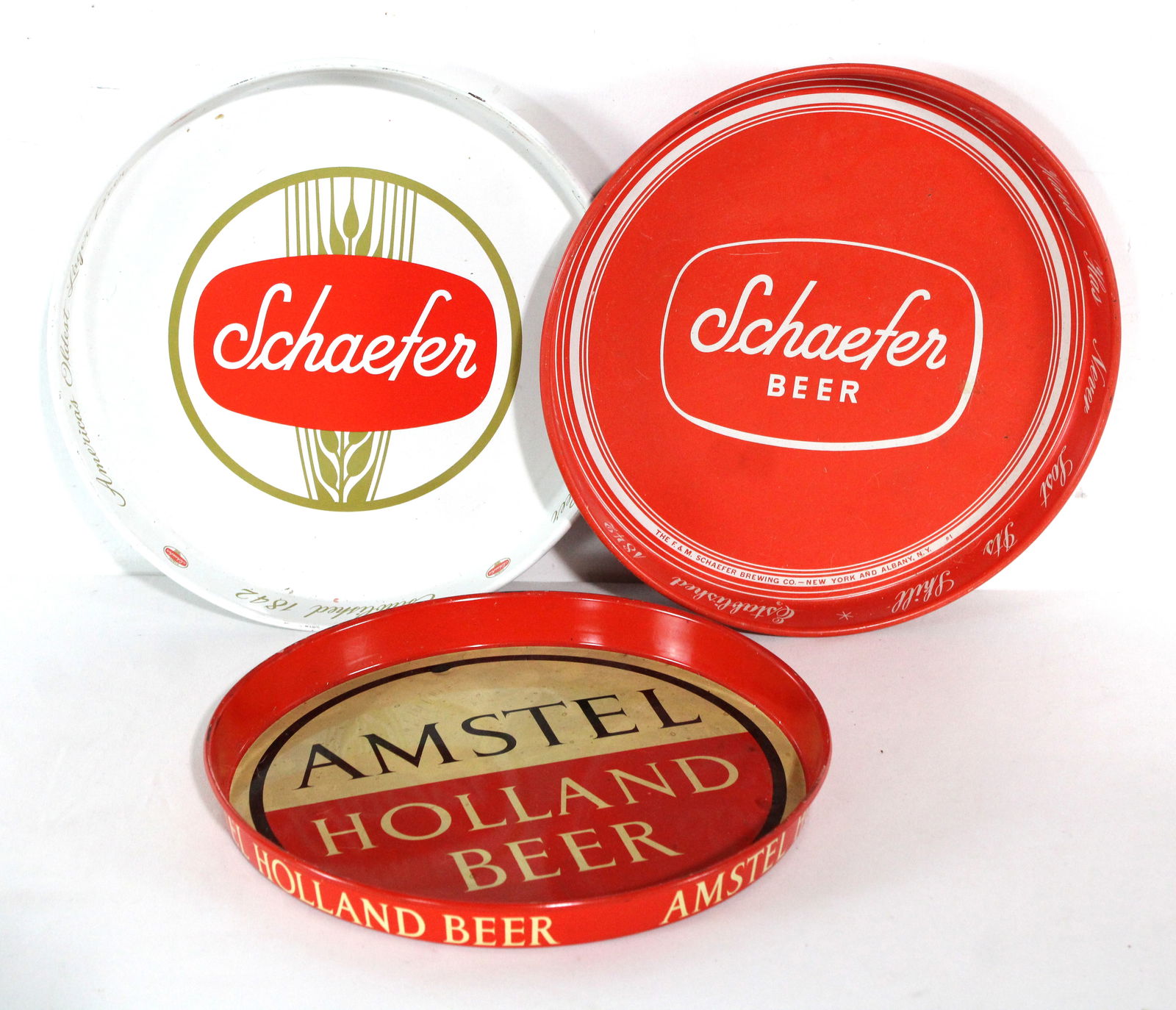 Vintage Beer Trays incl. Schaefer and Amstel (1 of 1)