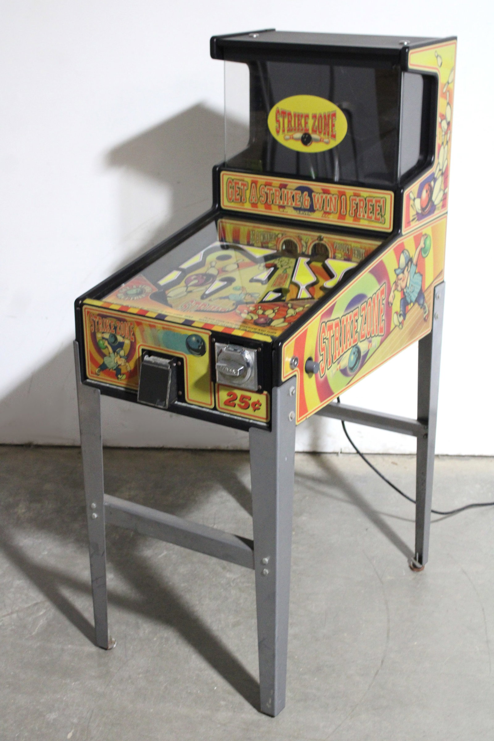 Strike Zone Bowling-Themed Gumball Pinball Vendor (1 of 2)