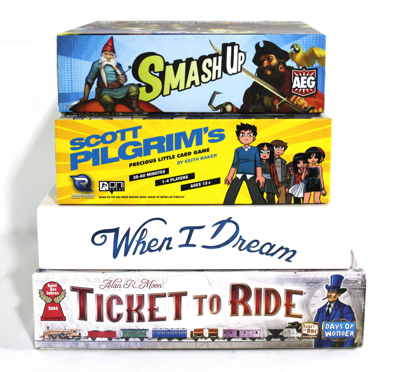 Lot of Board Games Incl. Scott Pilgrim and Ticket to Ride (1 of 1)