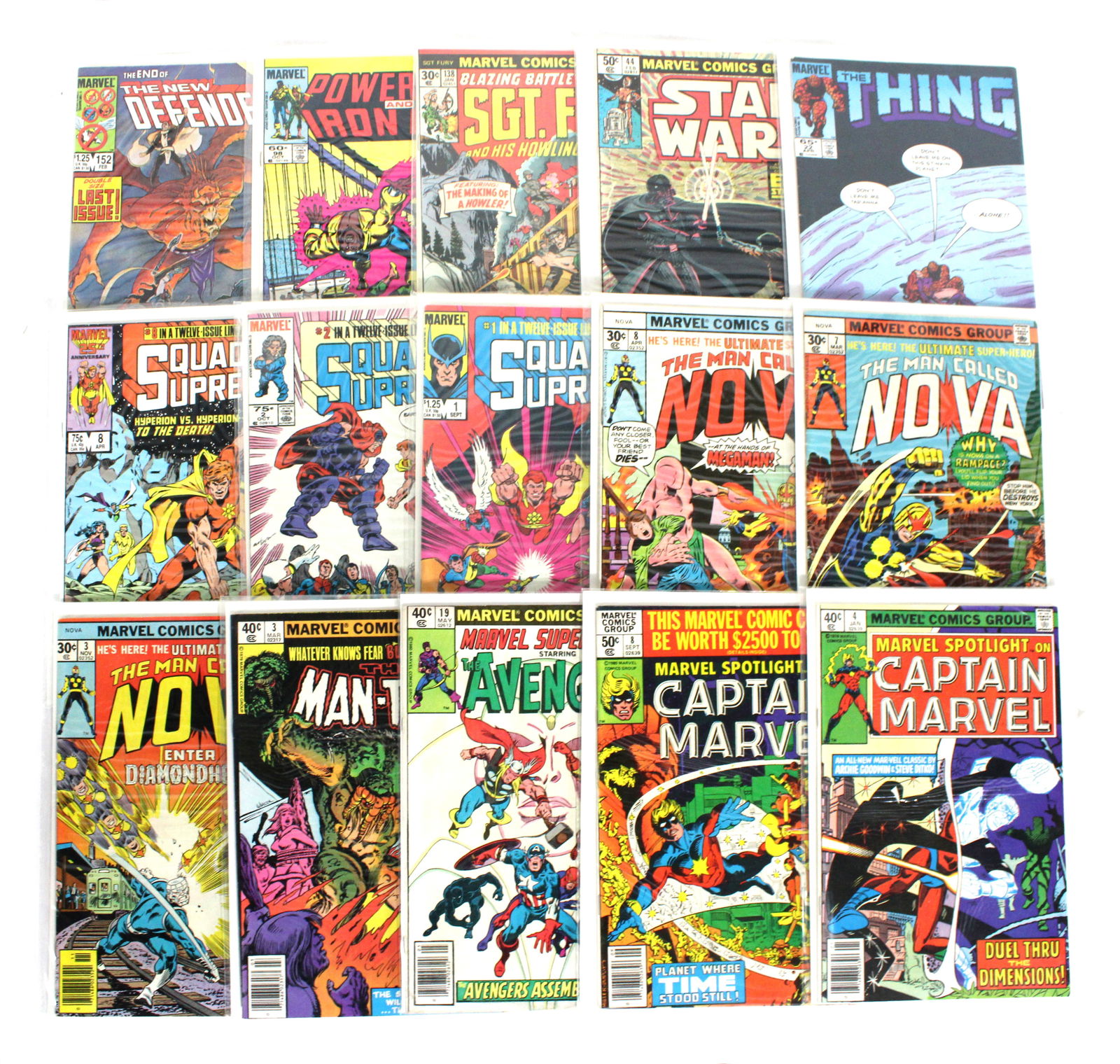 Marvel Comics Mix Lot Incl. Star Wars and Sgt Fury (1 of 1)