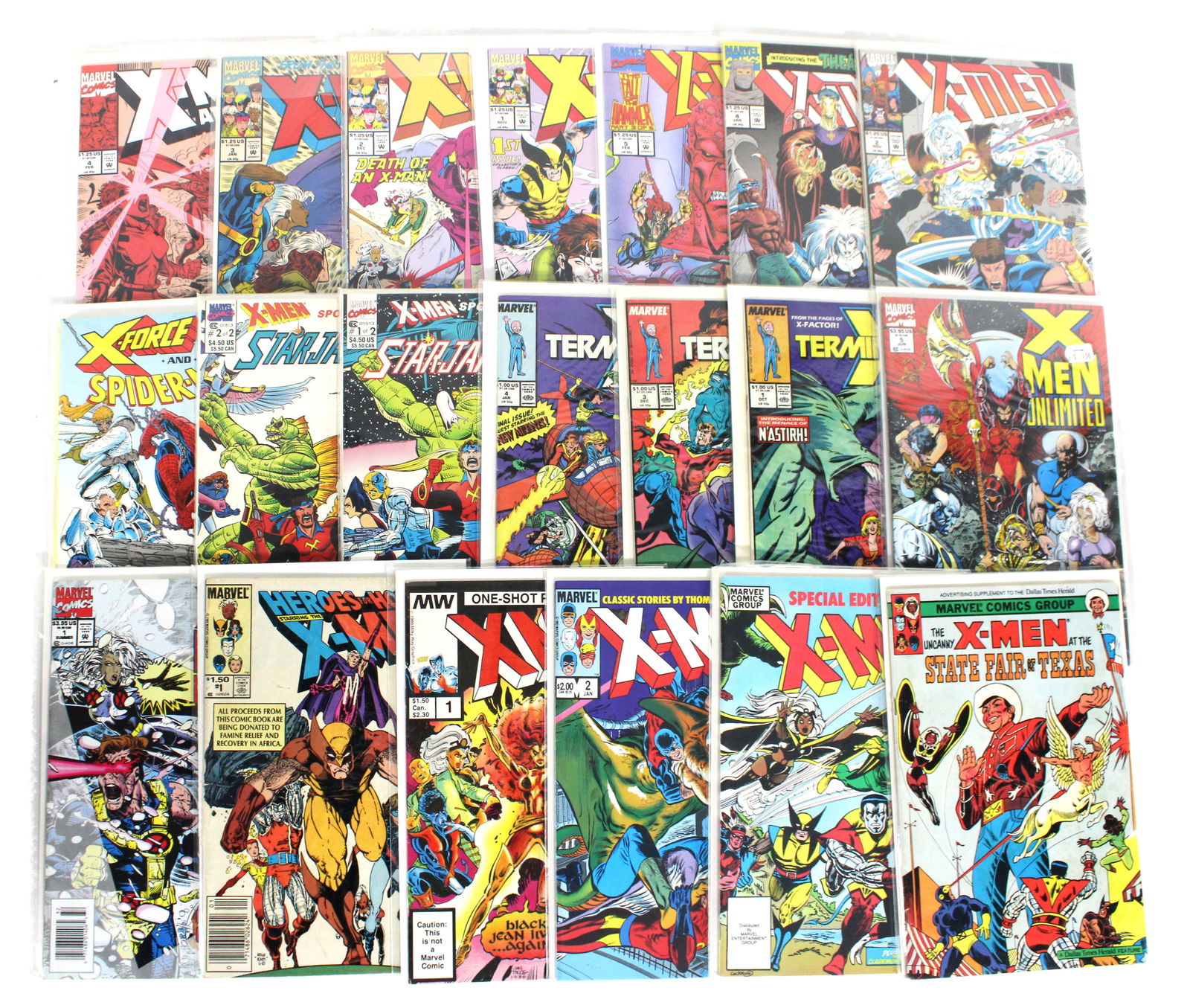 Assorted X-Men Related Comics incl X-Men at the State Fair of Texas, Marvel Comics (1 of 1)