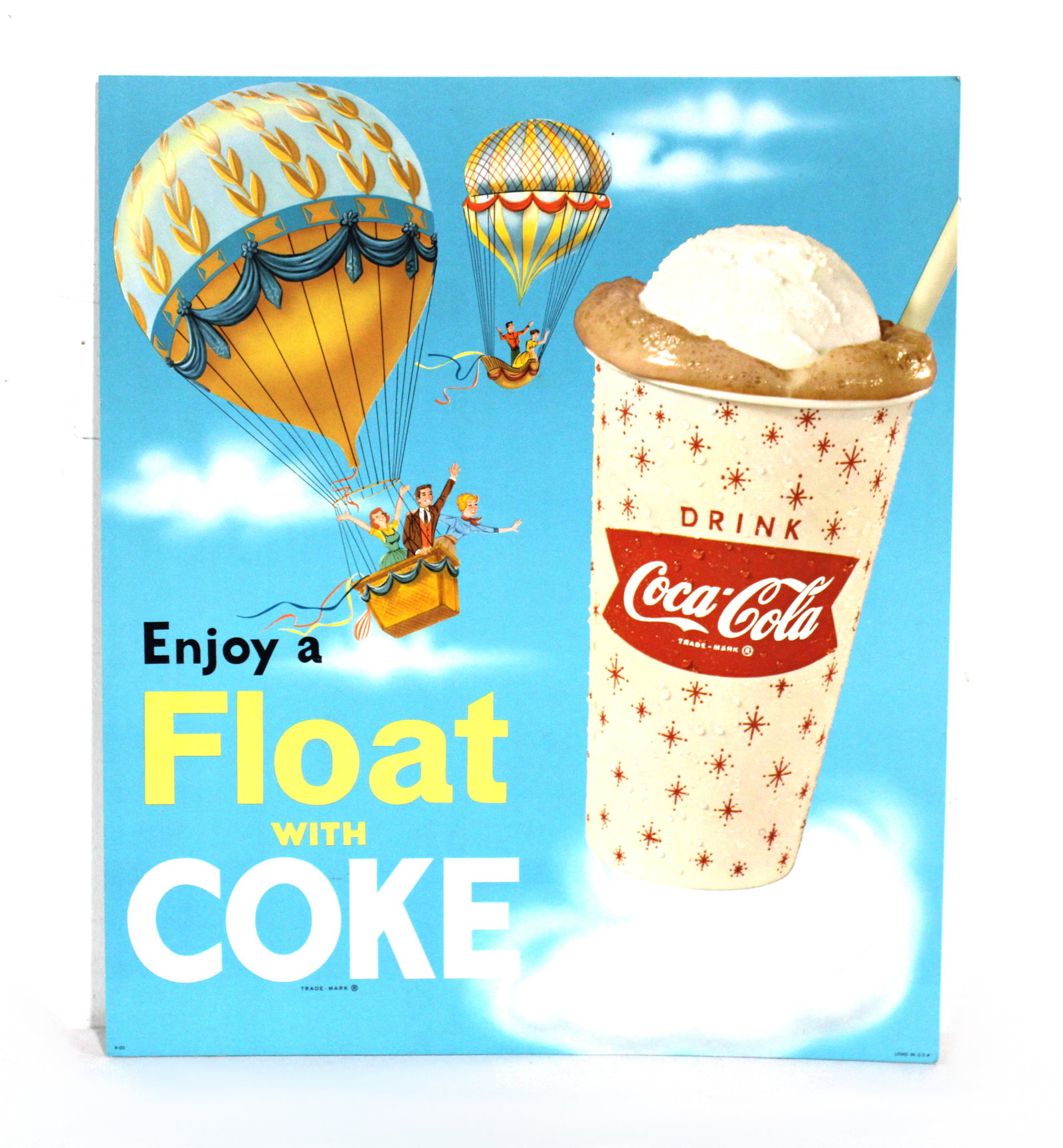 NOS Coca Cola Easel Back Advertisement (1 of 2)