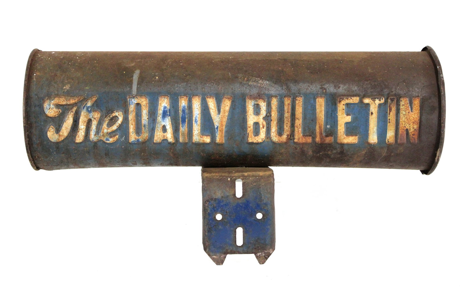 "The Daily Bulletin" Embossed Newspaper Holder (1 of 2)
