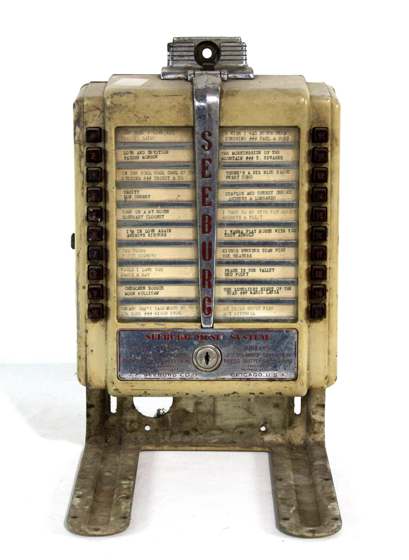 Seeburg Select-O-Matic Coin Op Wallbox (1 of 3)