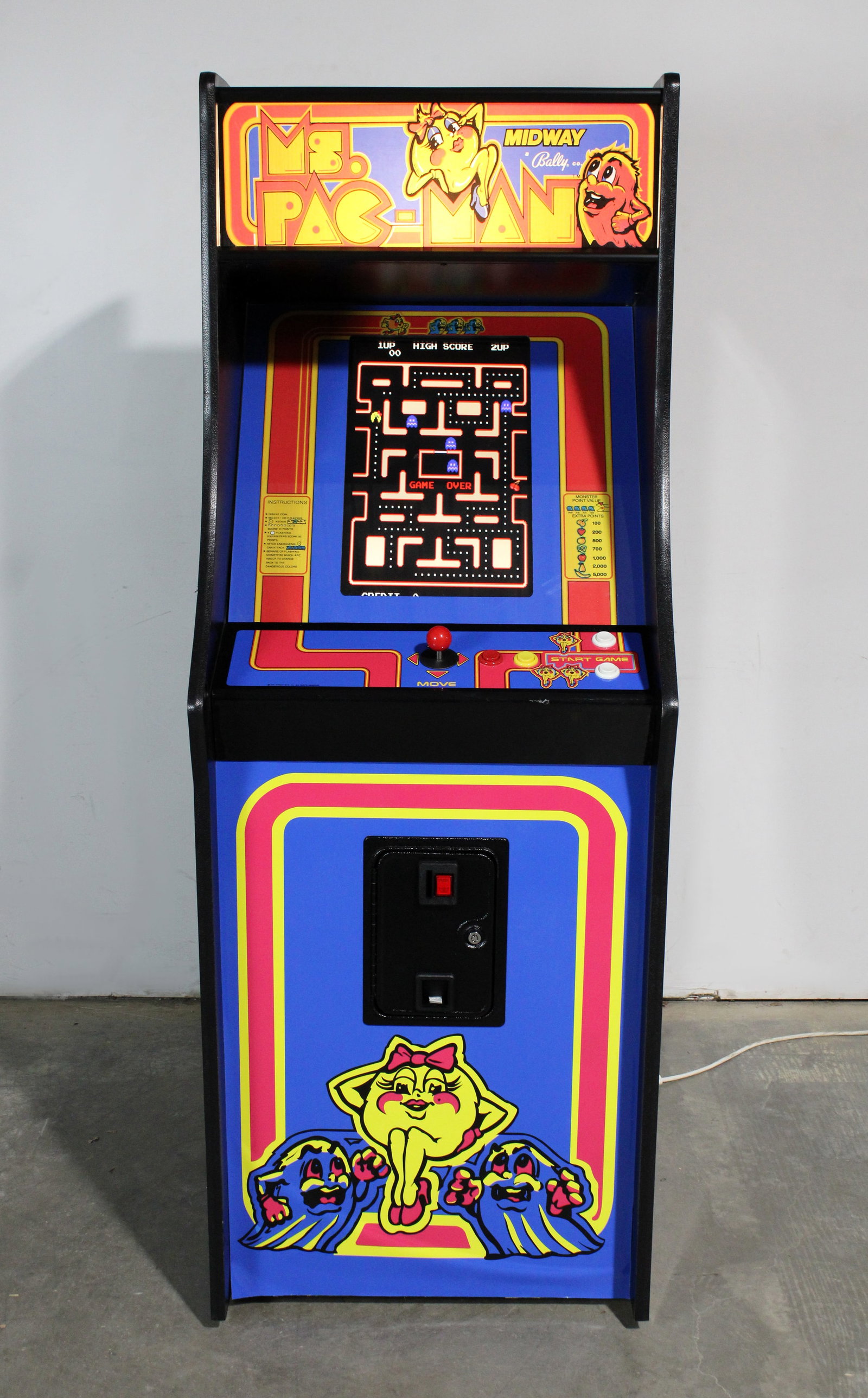 Bally Ms. Pac-Man Arcade Game, New Slim Build (1 of 4)