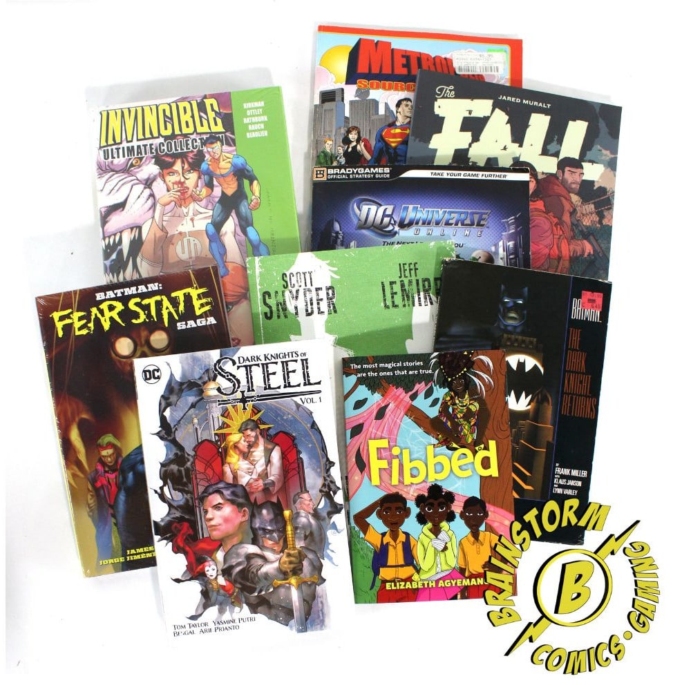 Assorted Graphic Novels and Game Source Books (1 of 1)