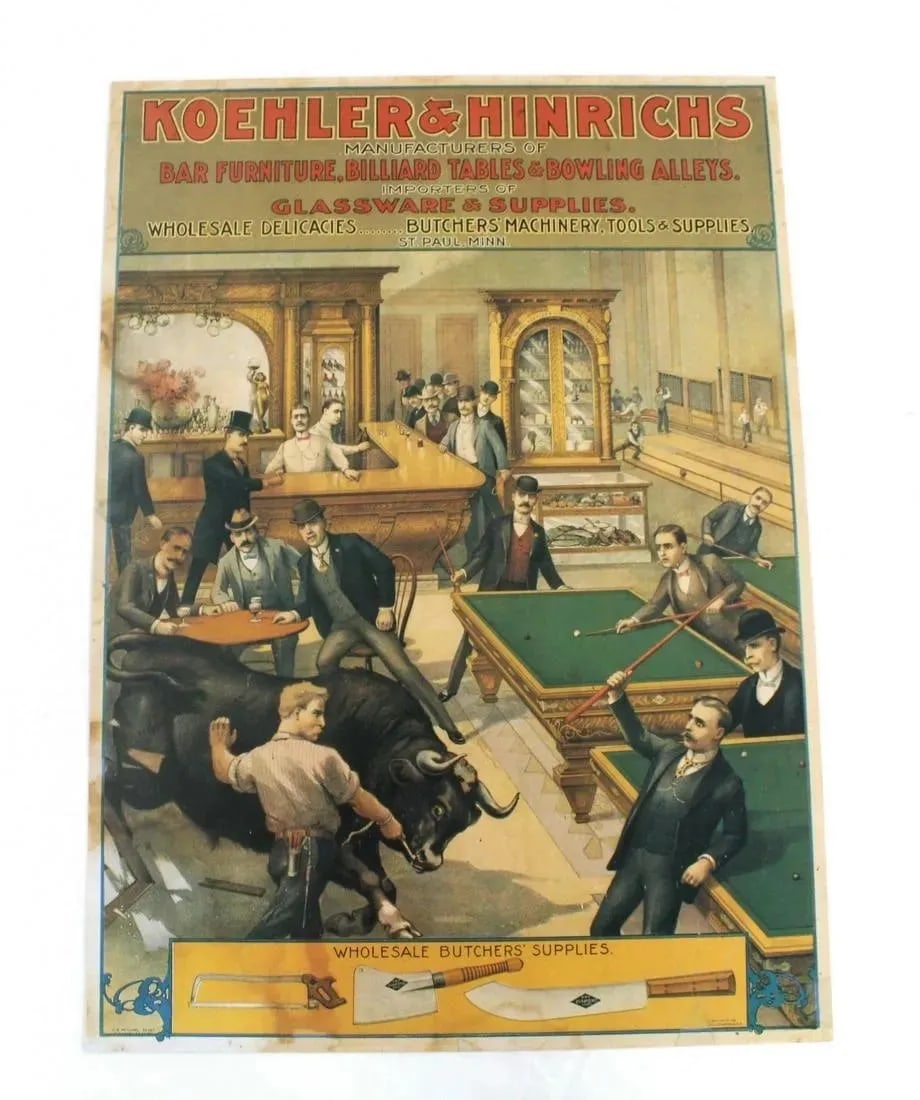 Koehler & Hinrichs Saloon Print, Contemporary Poster (1 of 1)