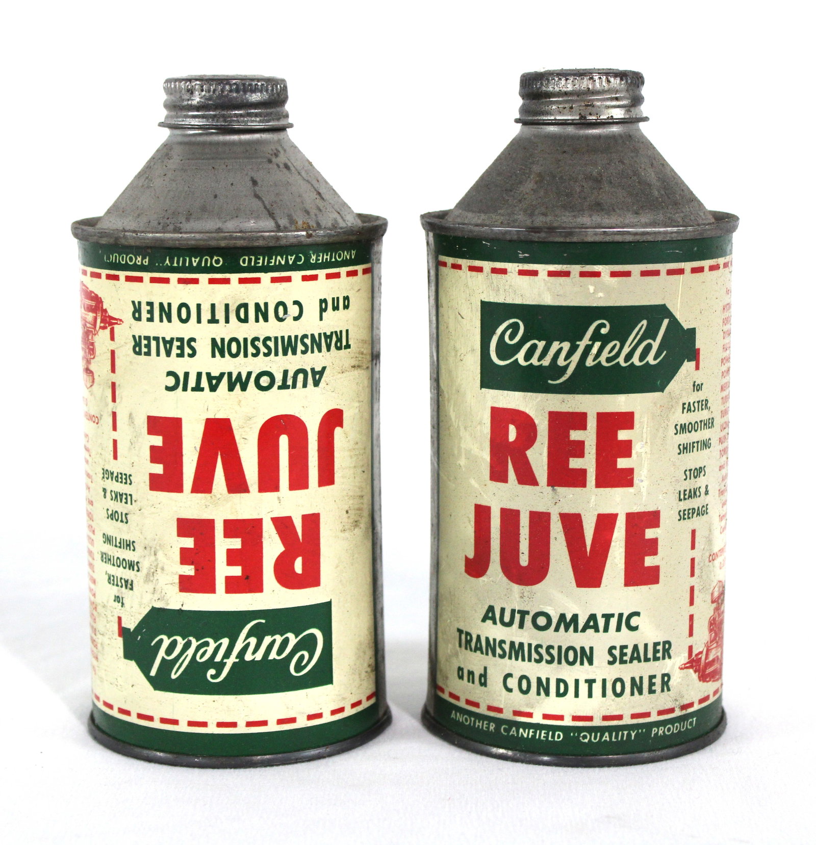 Canfield Ree Juve Transmission Fluid Cone Tops, incl. Misprint (1 of 2)