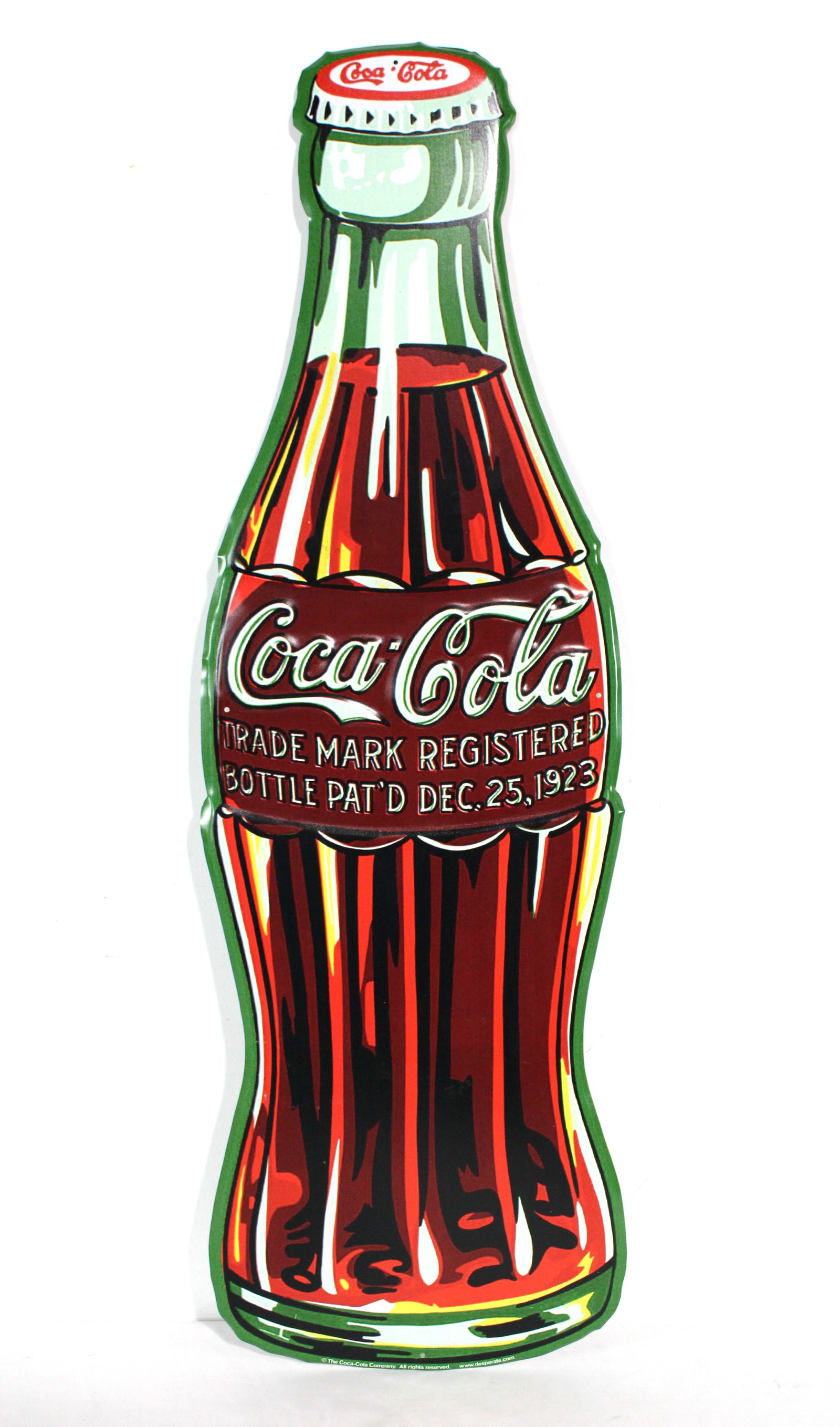 Coca Cola Embossed Bottle Sign, Contemporary (1 of 2)