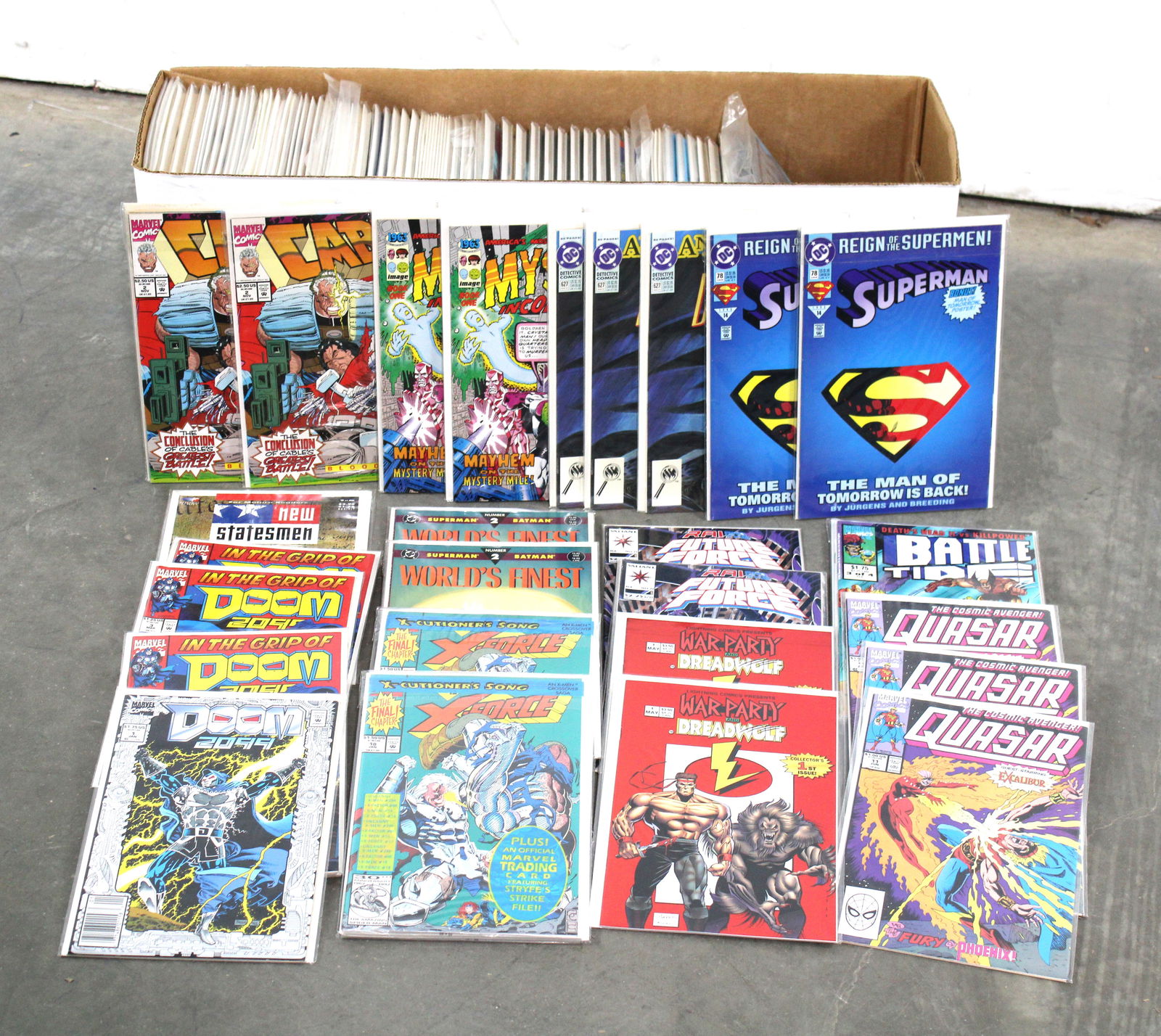 Assorted Comic Books including Superman and Cable, (Reseller's Lot) (1 of 2)