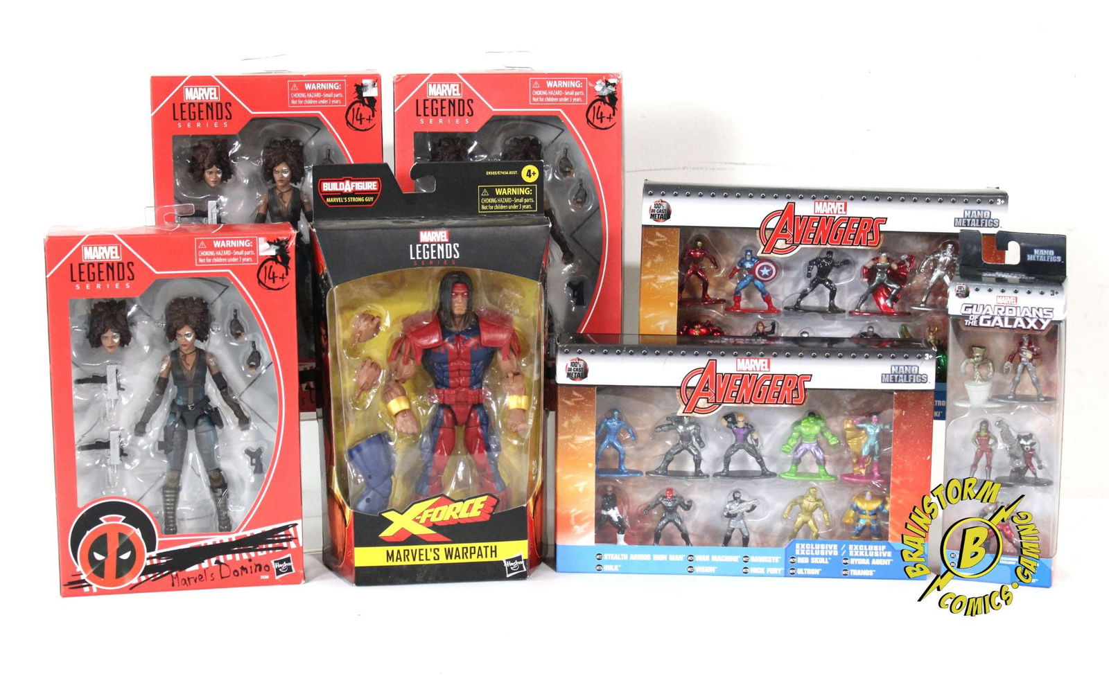 Marvel Legends Action Figures and Avengers / Guardians of the Galaxy Nano Metalfigs (1 of 1)