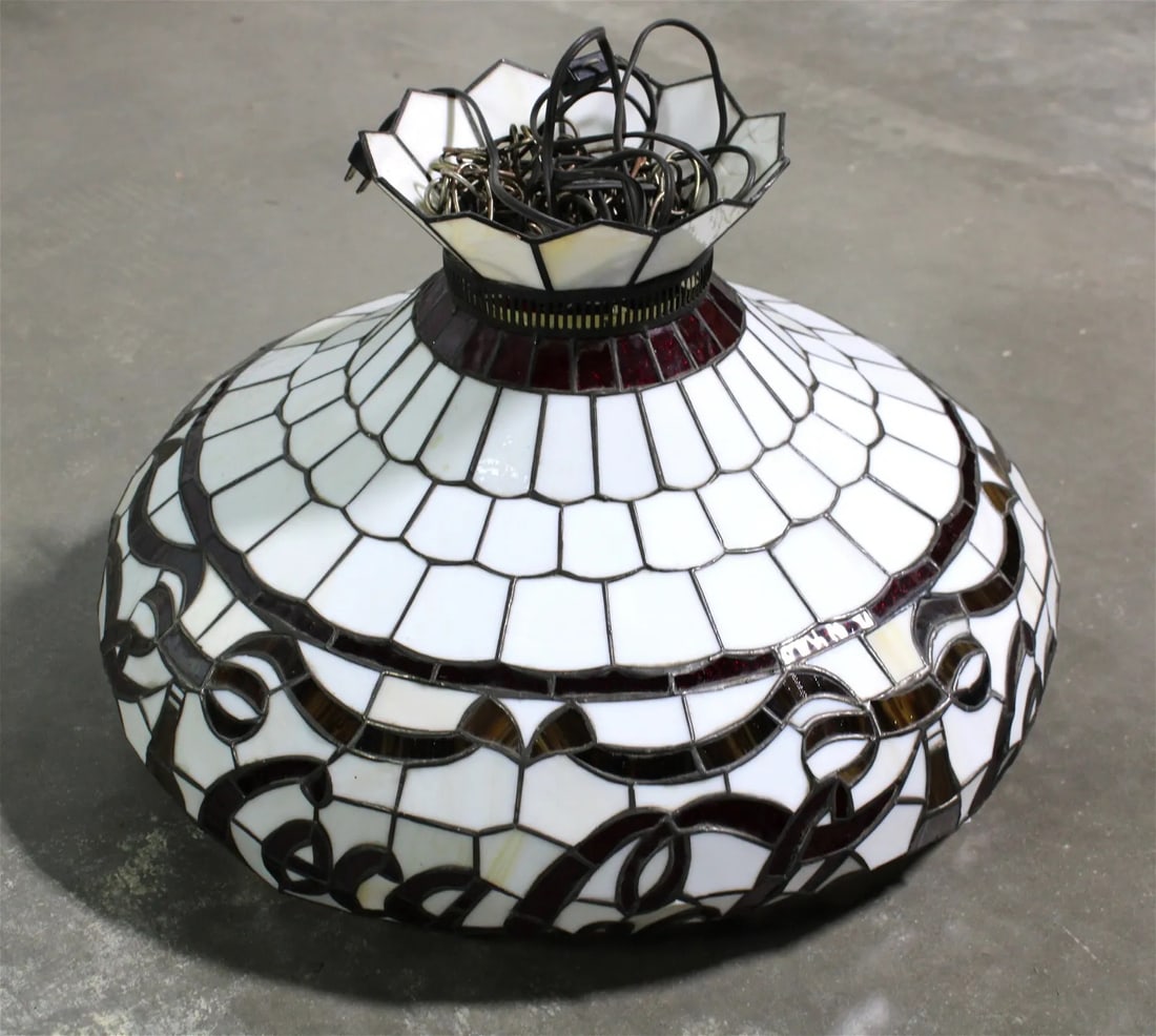 Coca Cola Stained Glass Hanging Light (1 of 5)