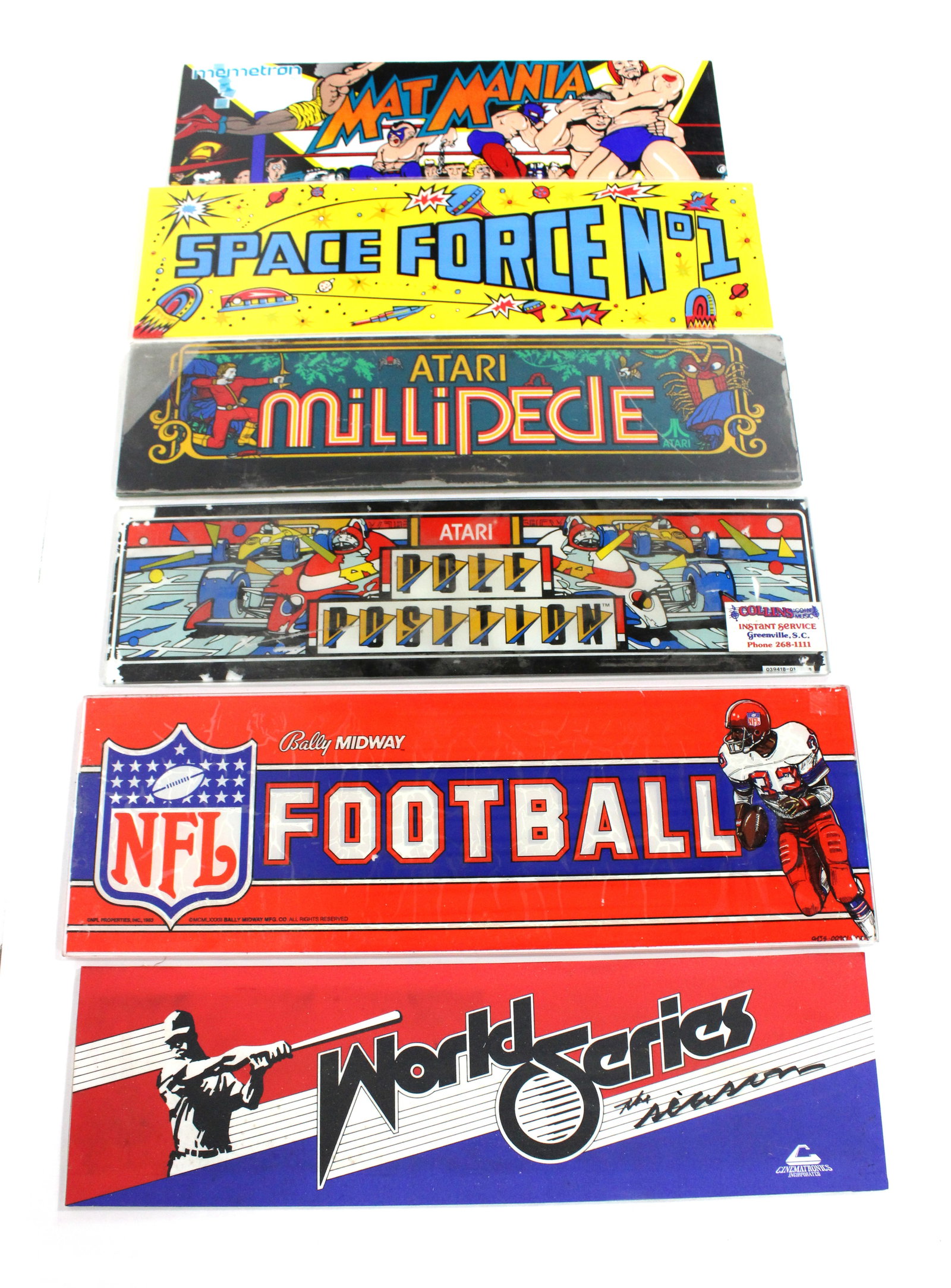 Arcade Headers incl. Pole Position and Millipede (1 of 1)