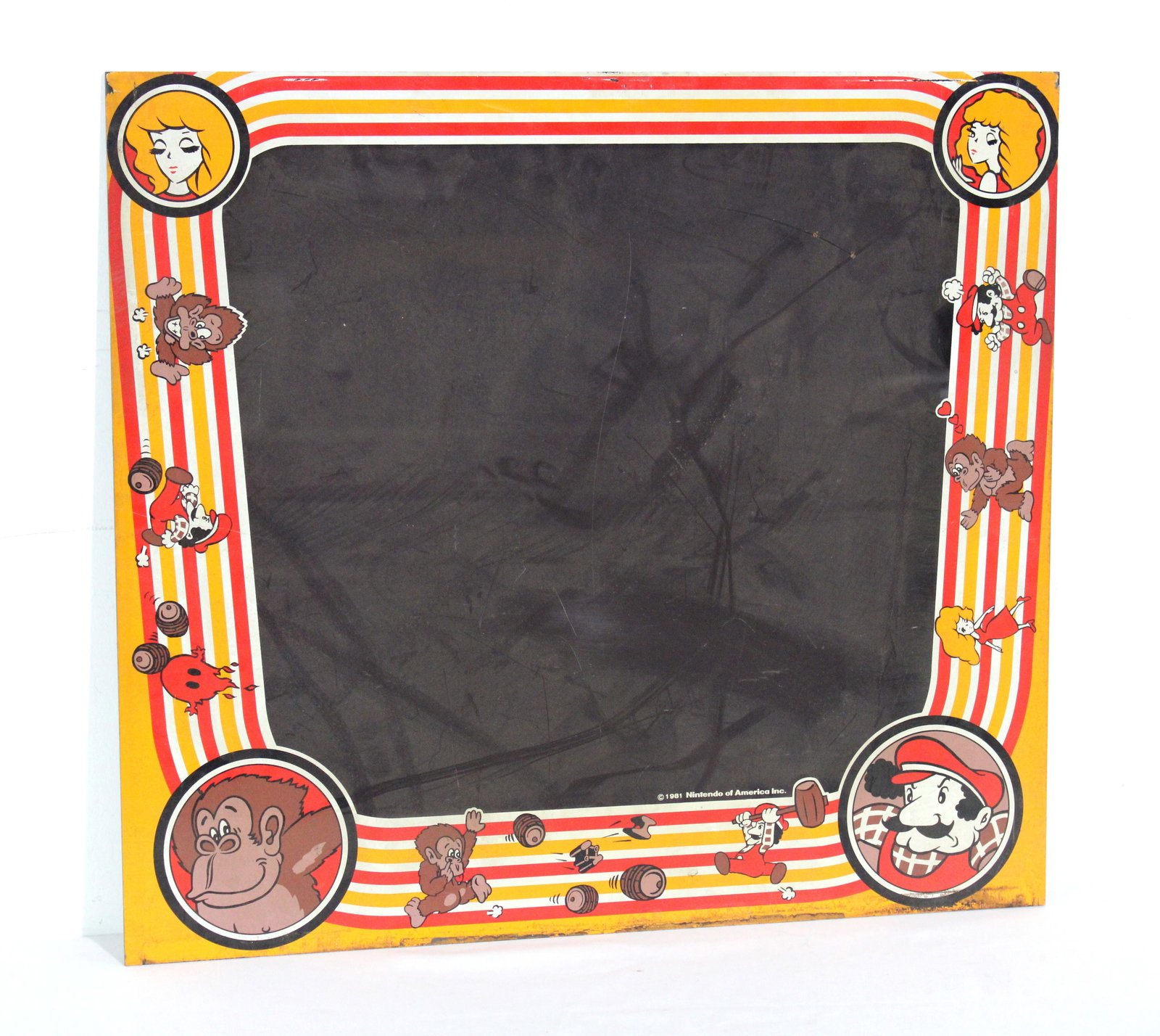 Nintendo Donkey Kong Arcade Game Bezel (1 of 1)