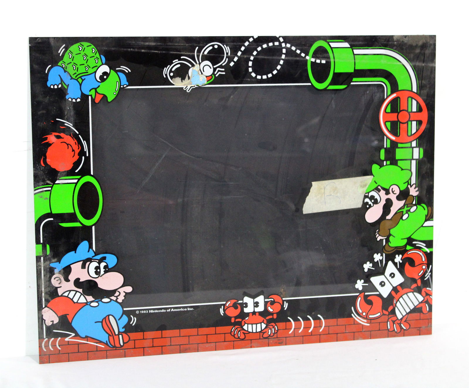 Nintendo Mario Bros. Arcade Game Bezel (1 of 1)
