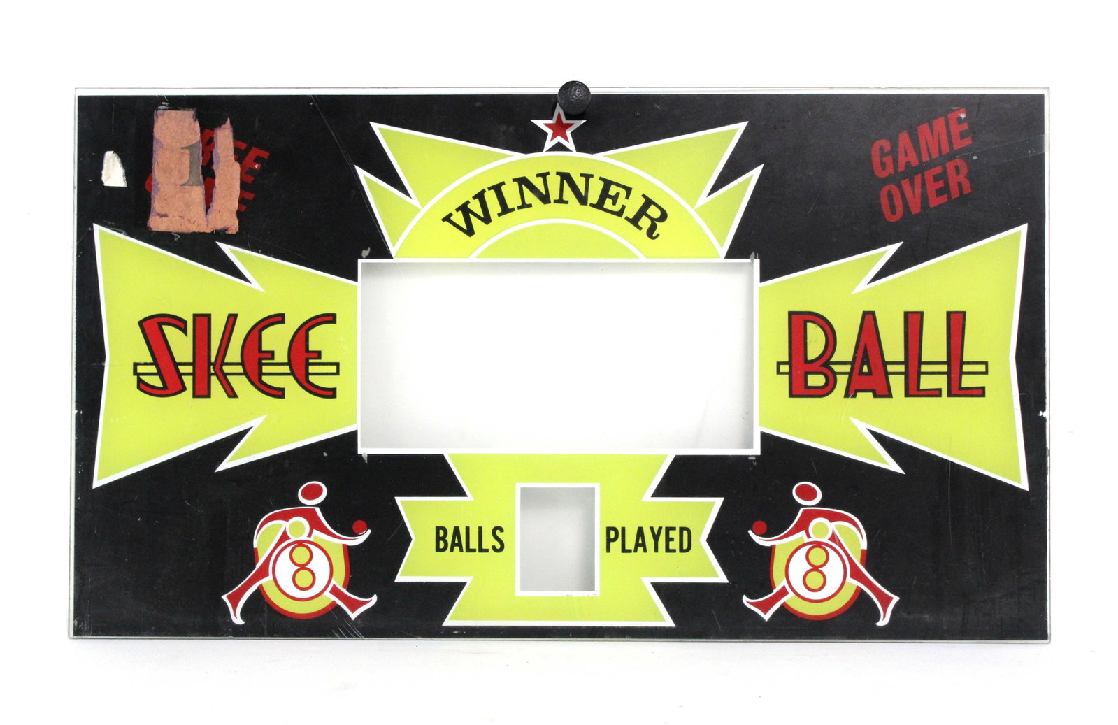 Skee Ball Arcade Plexi Marquee: Skee Ball Arcade Plexi Marquee. In-house shipping available. Dimensions: 16 x 28 x 1
