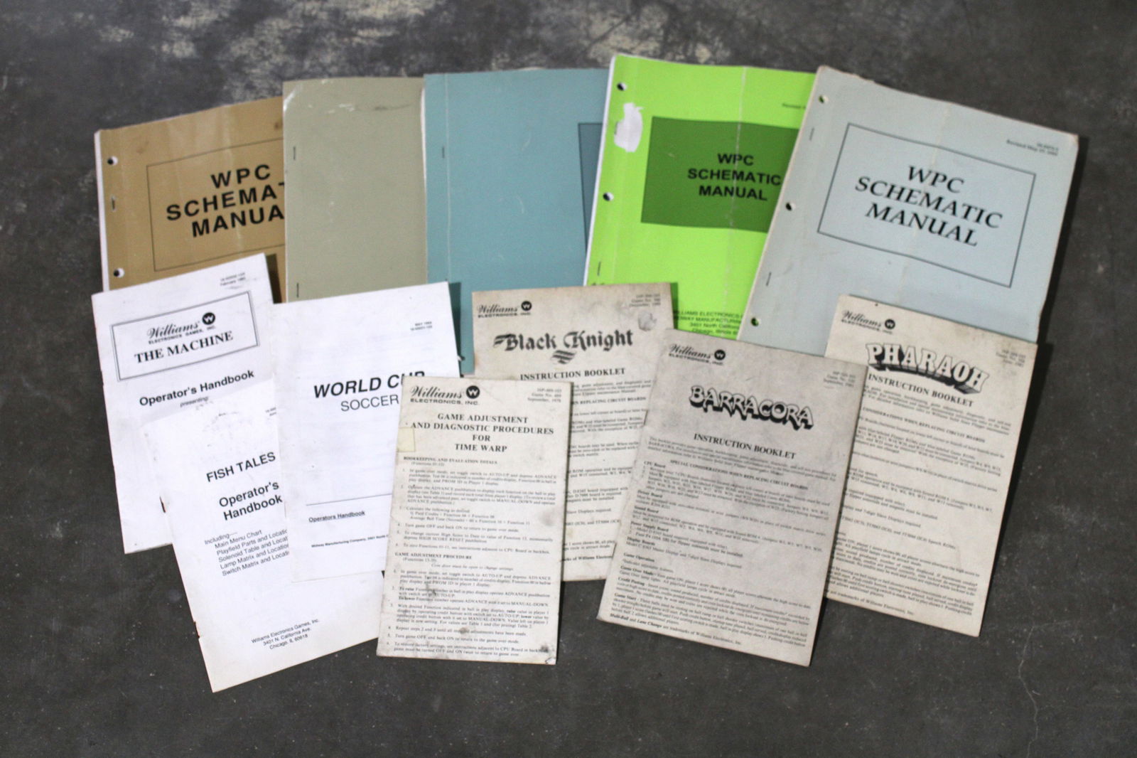 Williams Pinball Schematic Manuals and Instruction Booklets incl. Black Knight (1 of 1)