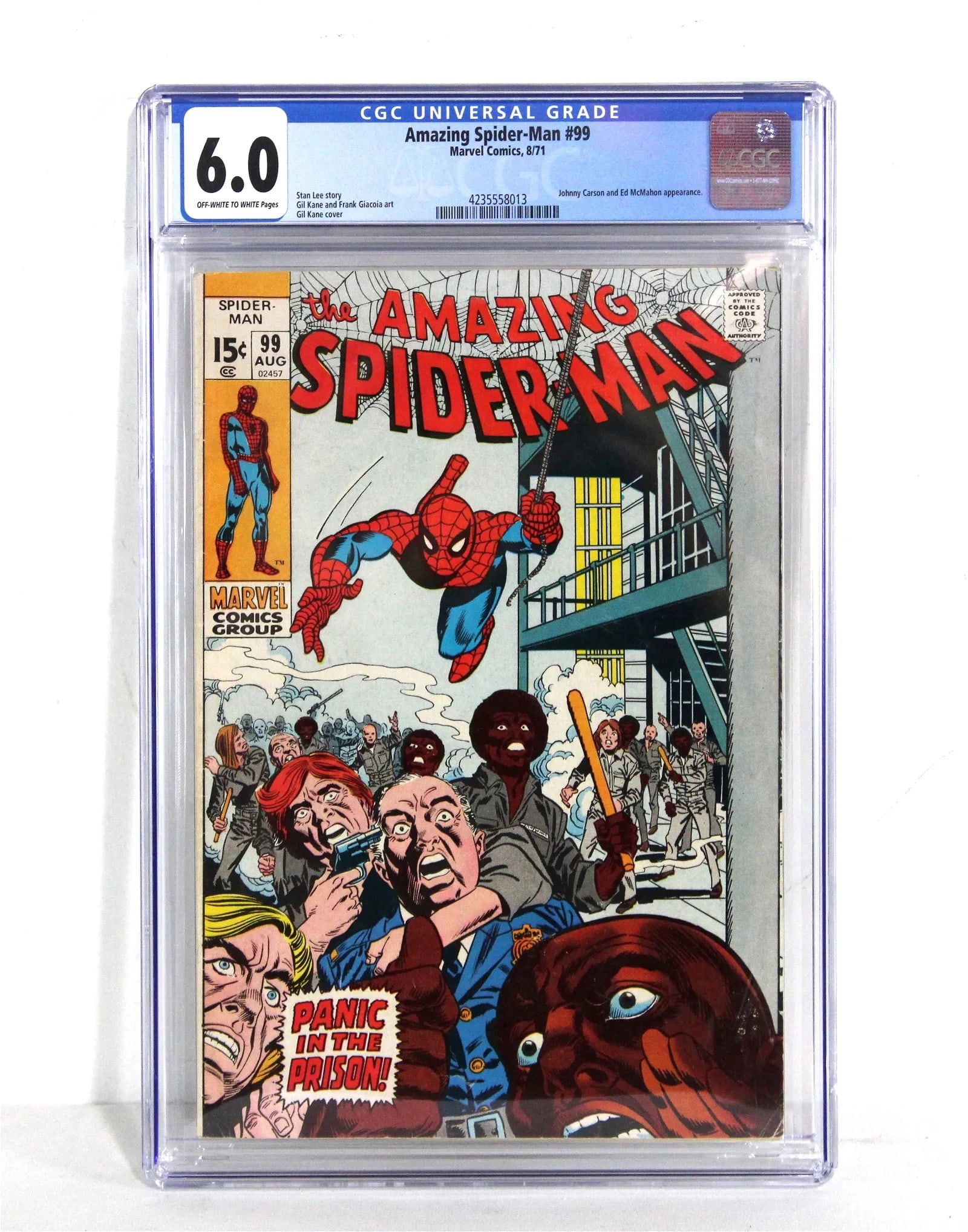 The Amazing Spider-Man Issue 99, Marvel Comics, CGC Graded 6.0 (1 of 4)