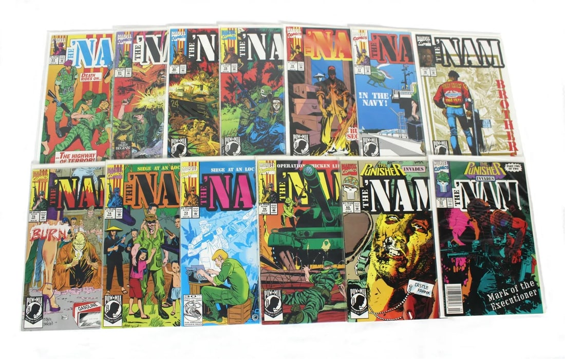 Marvel Comics The 'Nam Comic Books, Punisher Featured (1 of 1)