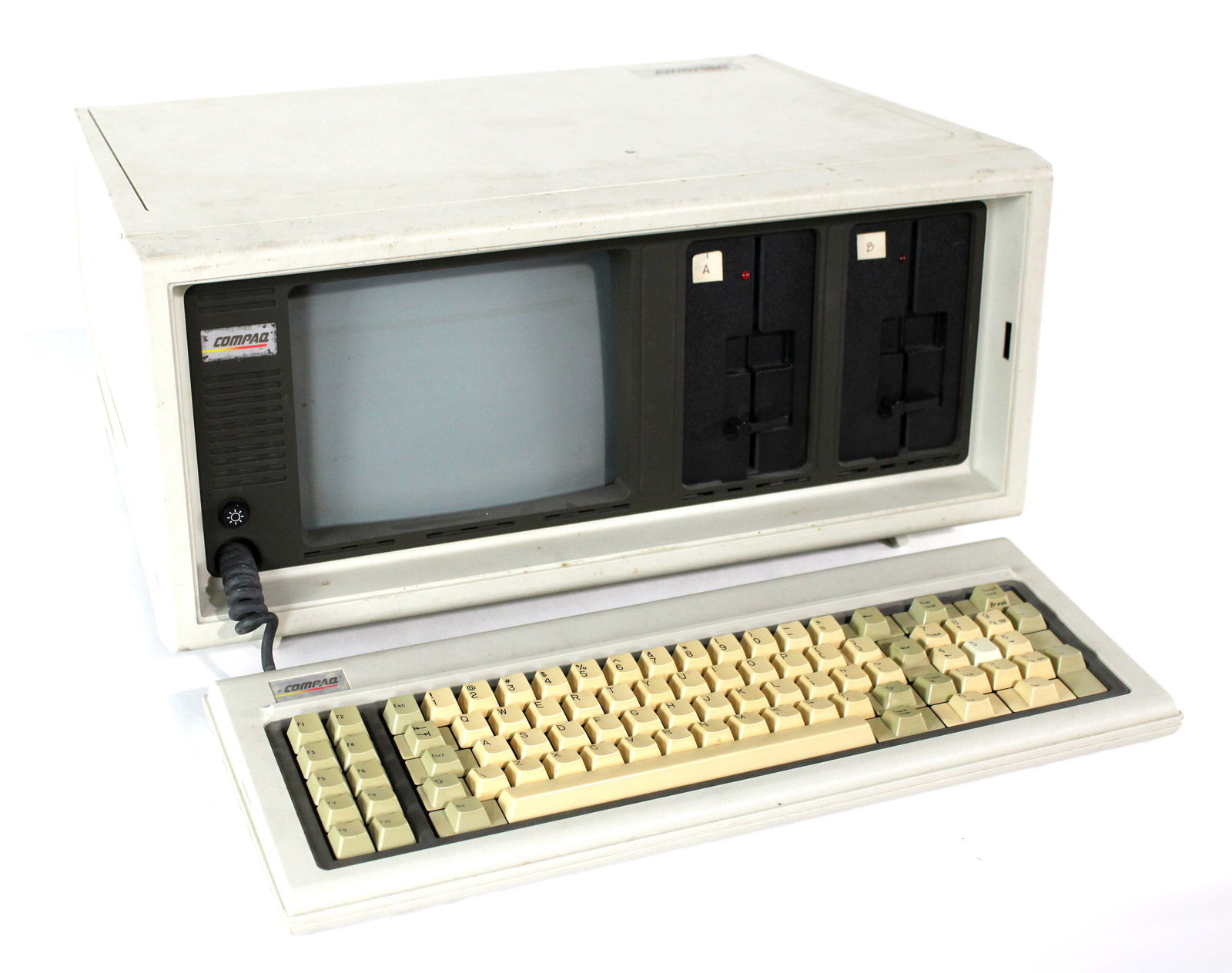 Compaq Portable Briefcase Computer, 1980s (1 of 2)