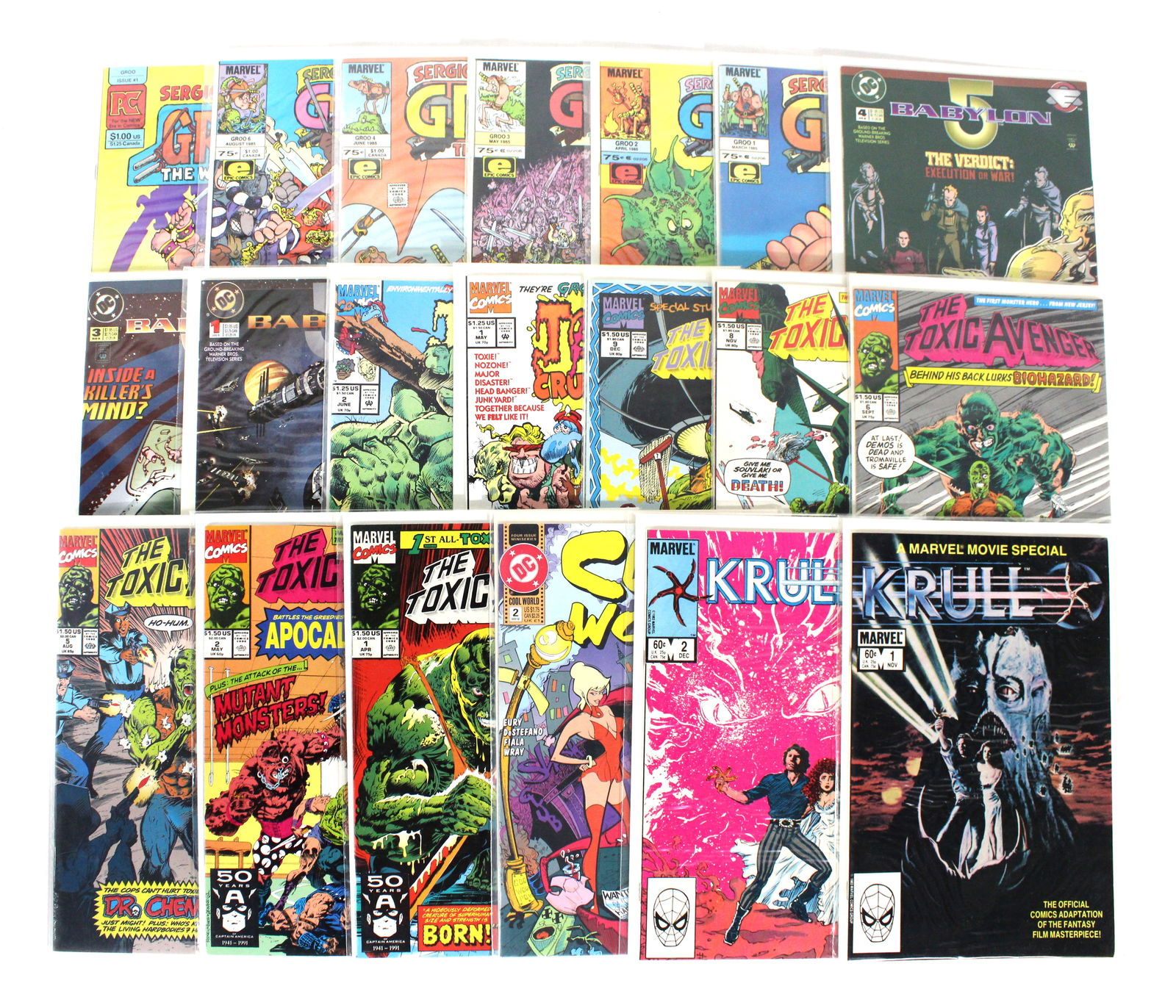 Mix Comic Lot incl. Krull and Toxic Avenger (1 of 1)