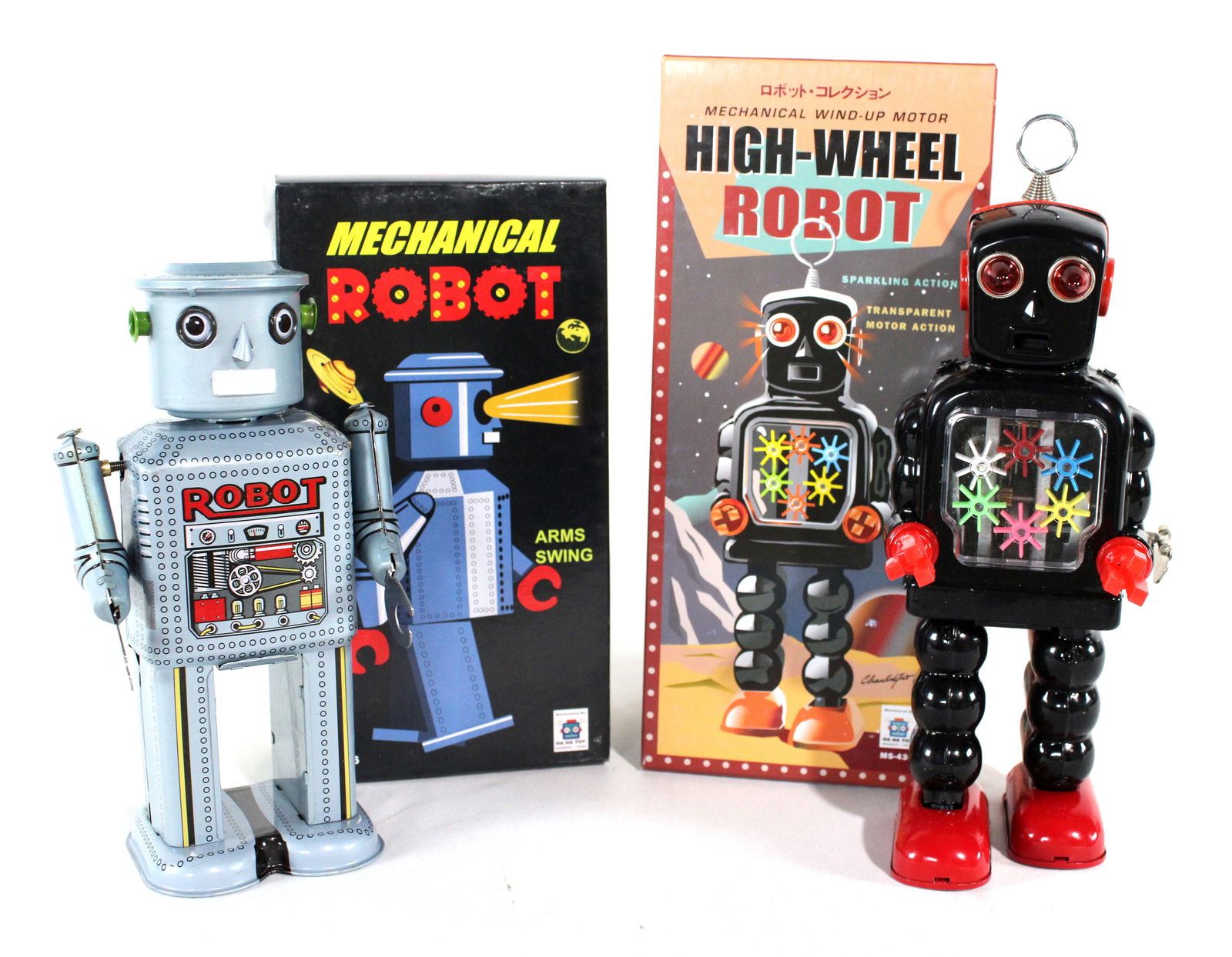 Mechanical Wind-Up Robot Toys, NIB (1 of 1)