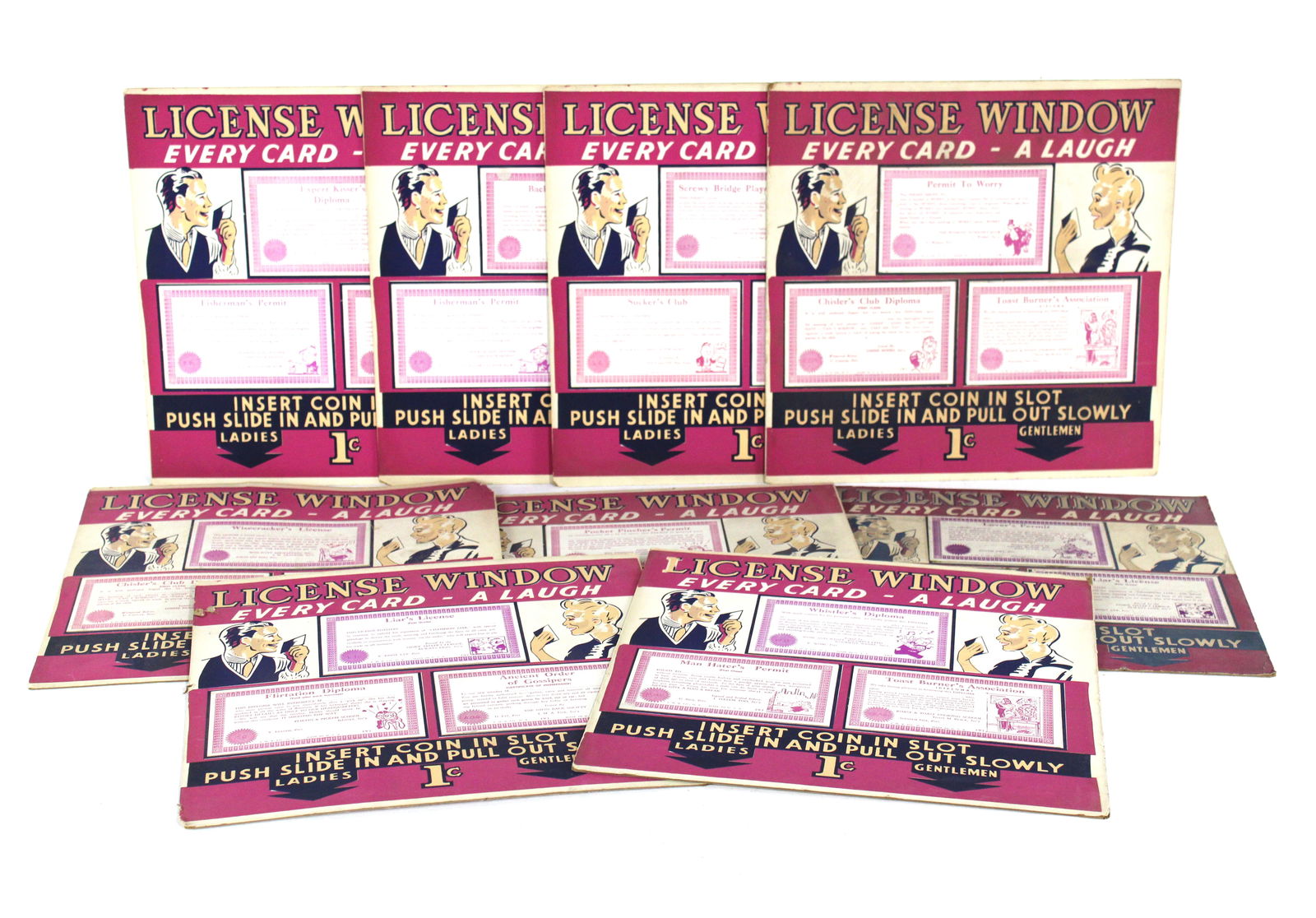 Exhibit Supply Marquee License Window Cards (1 of 2)